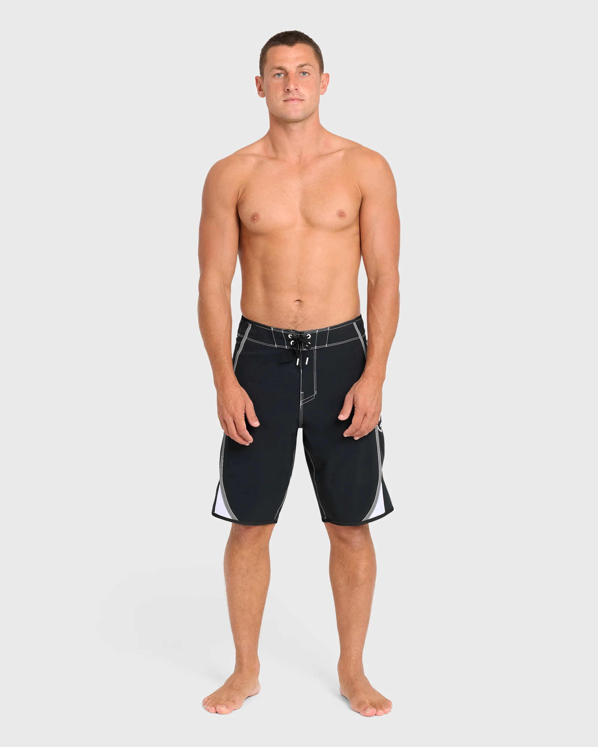 Dbah Bio Wave Pro 21" Boardshorts - Black/White - Black/White - Image 4