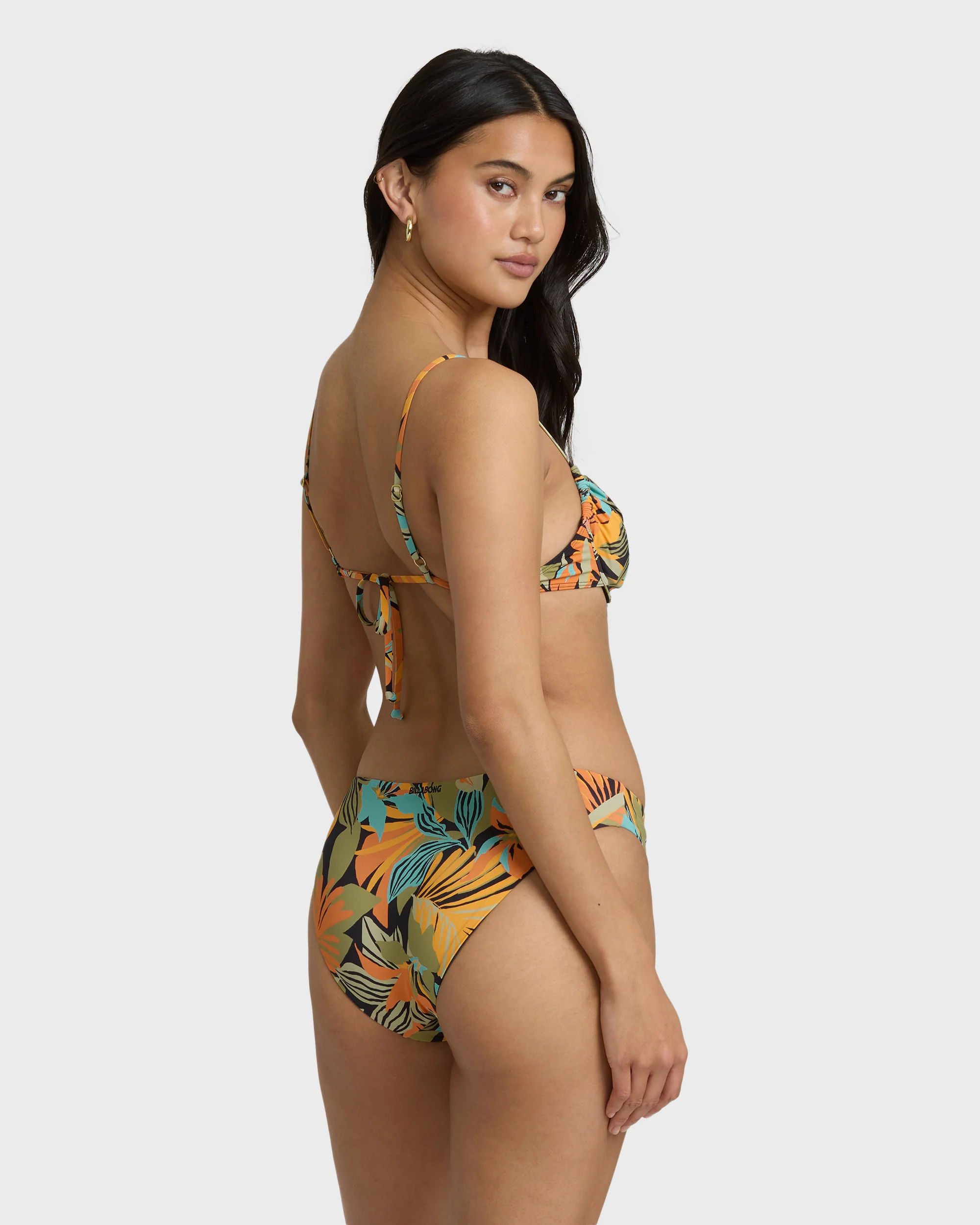 Des Tropiques Talia Underwire Bikini Top - Black Multi - Image 7