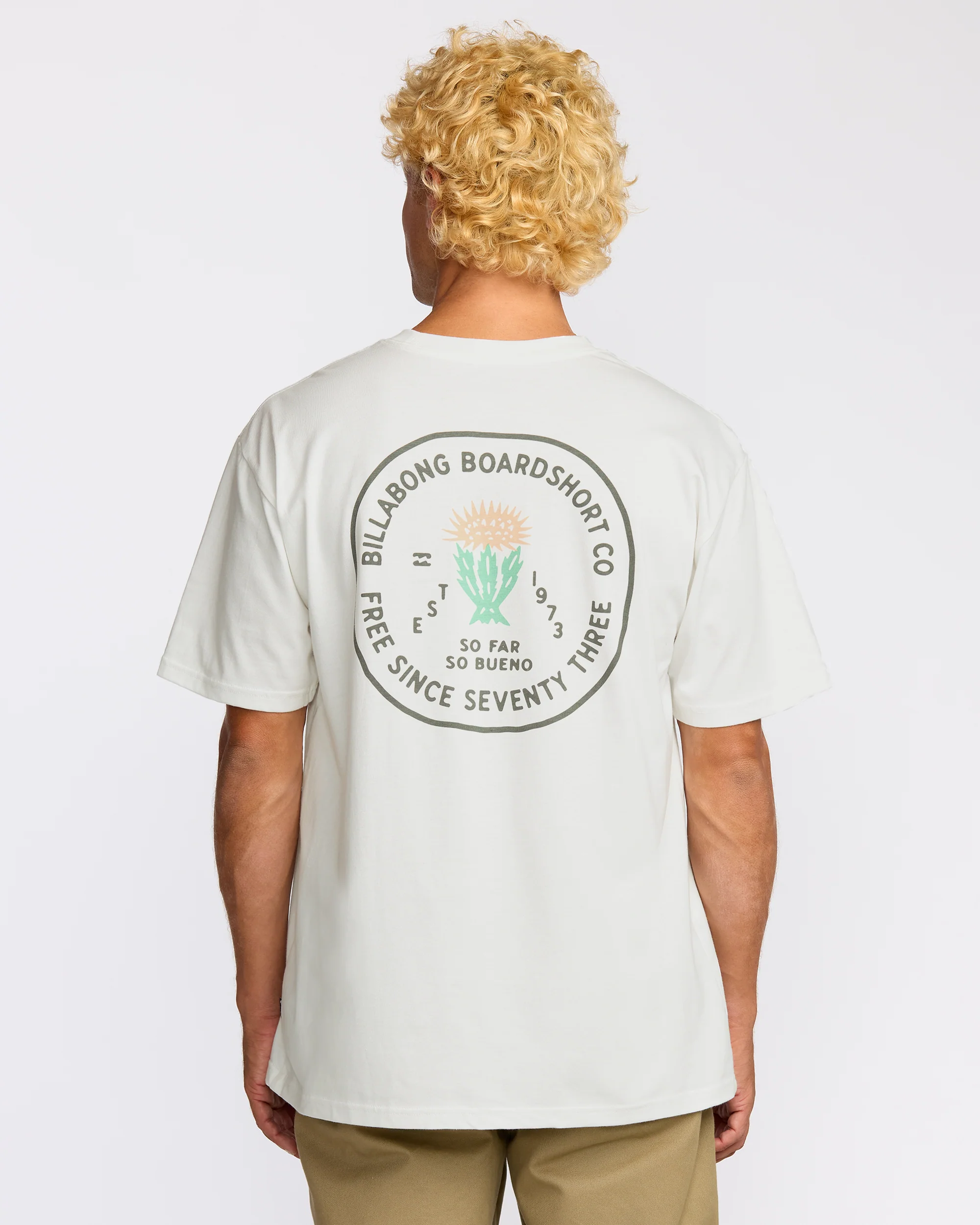 Desert Flower Regular Short Sleeve T-Shirt - Off White - Image 3