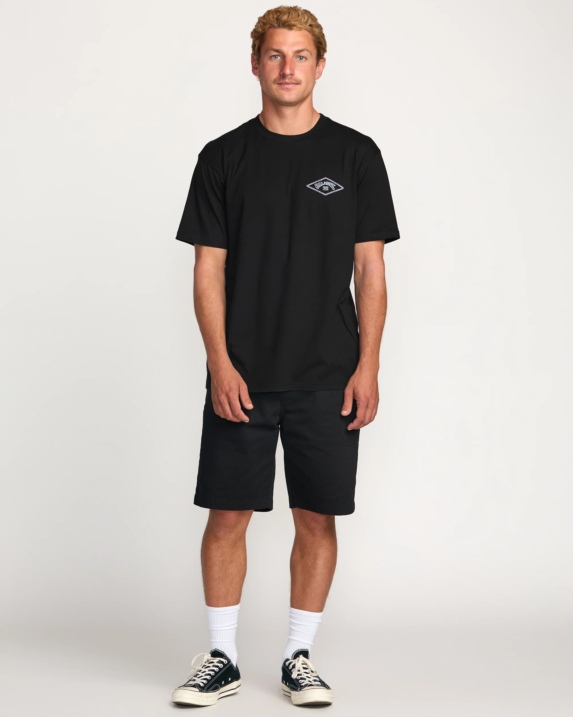 Diamond Arch Premium Tee - Black - Image 5