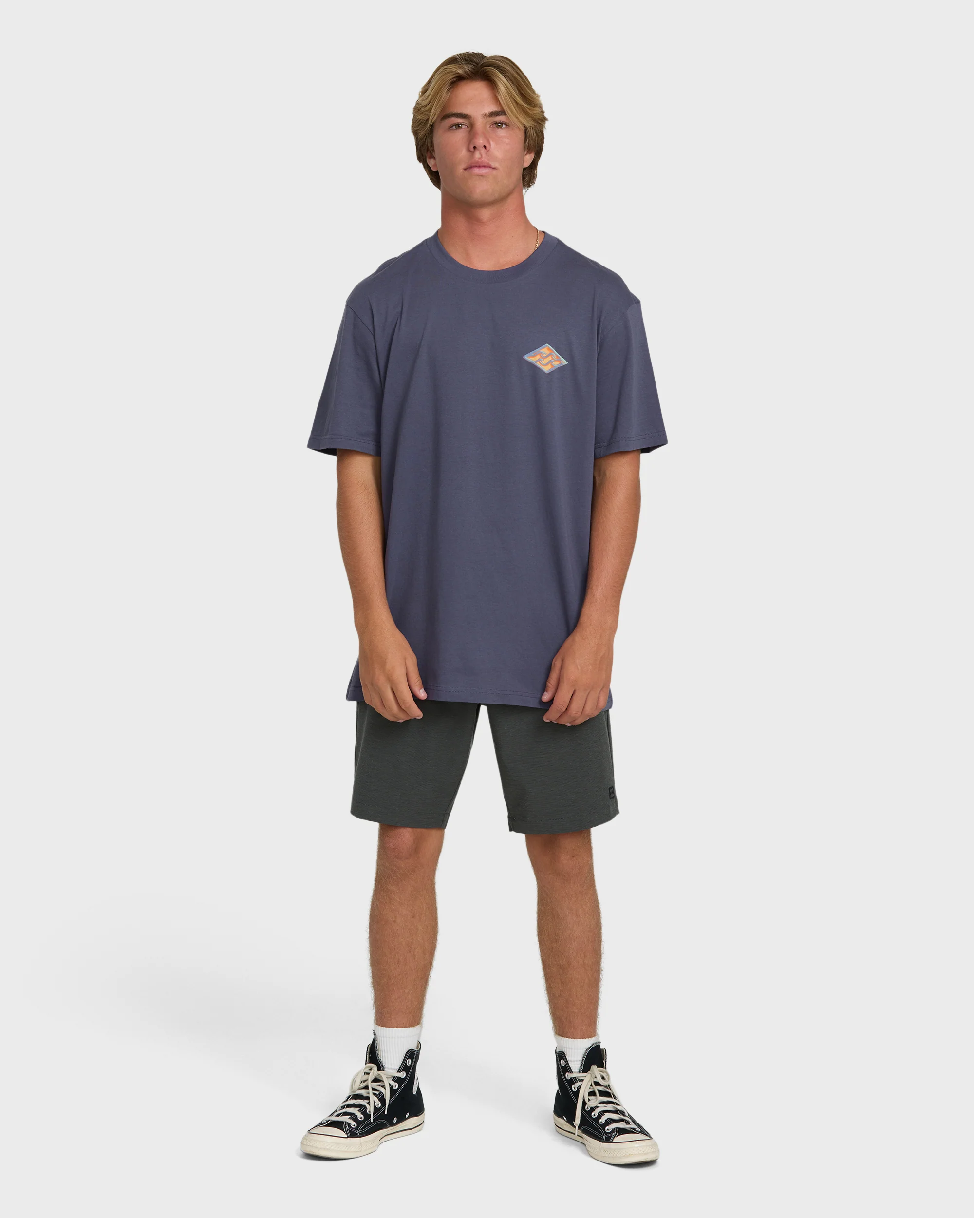 Dim Arch Premium Short Sleeve Knit T-Shirt - Graystone - Image 4
