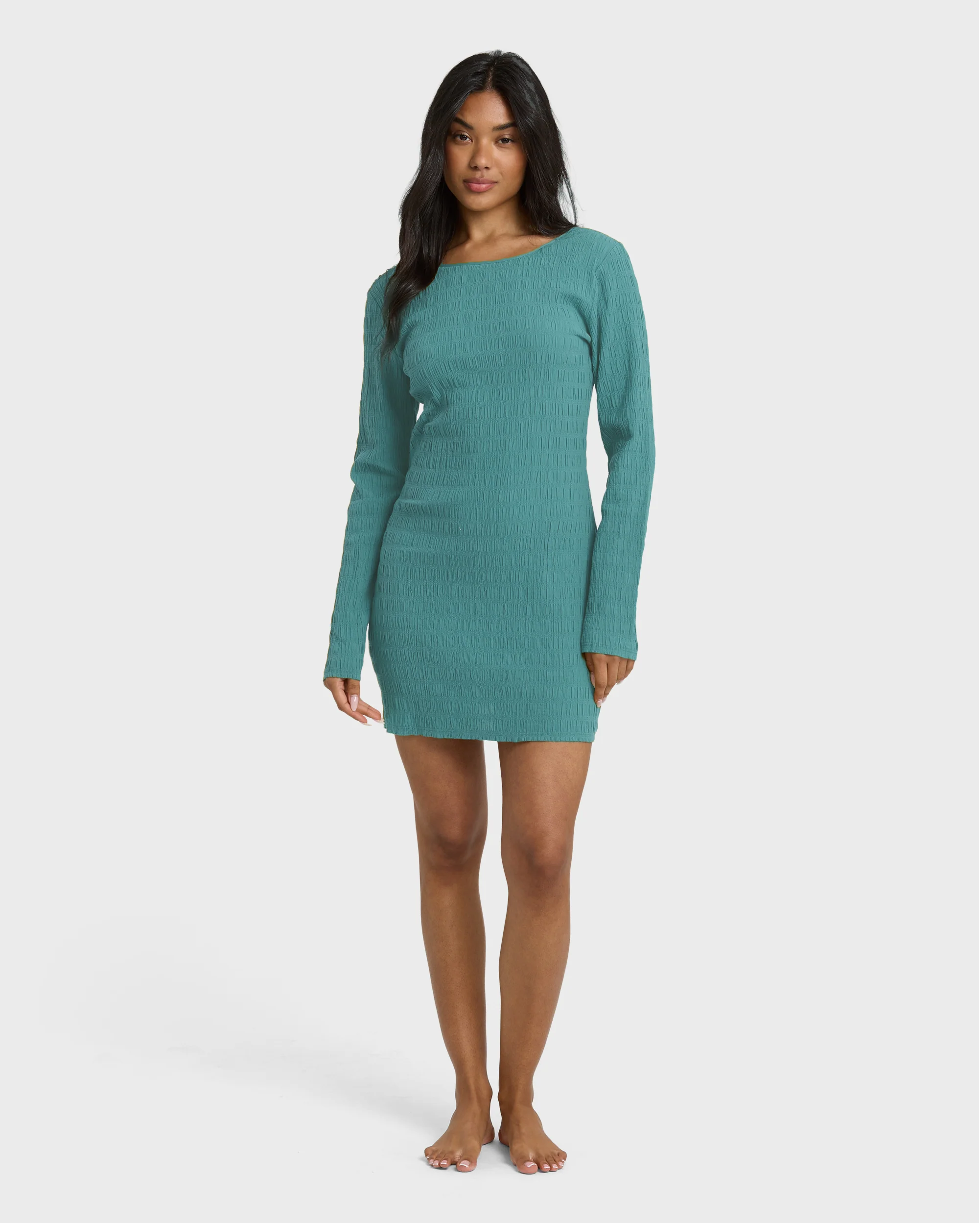 Dream Life Mini Dress - Bay Blue - Image 4