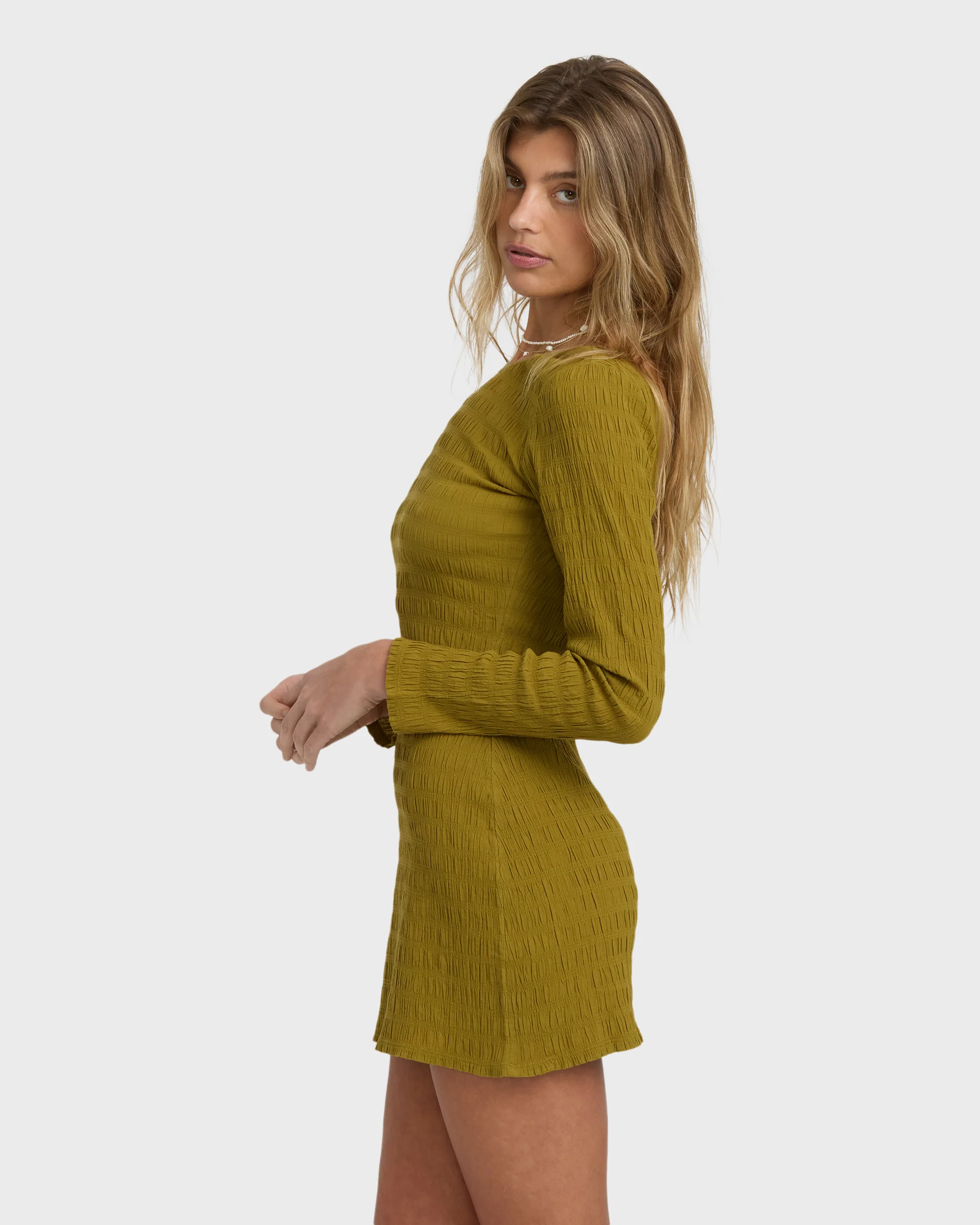 Dream Life Mini Dress - Moss - Image 4