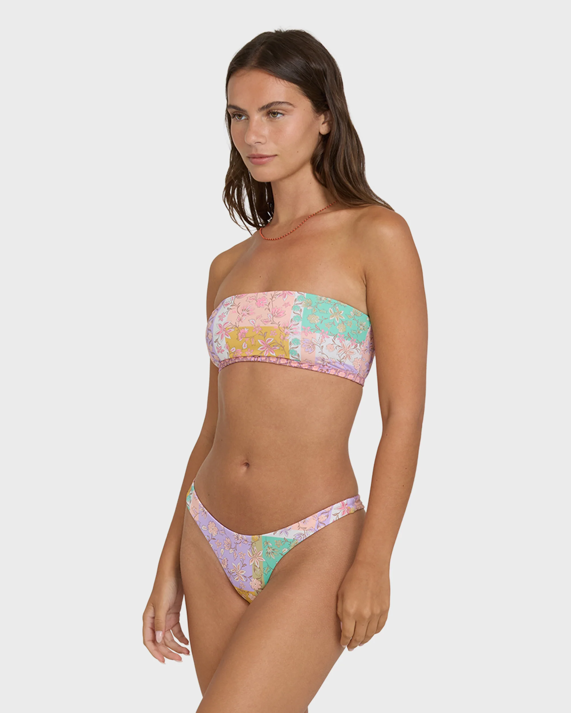 Dreamy Daze Tully Reversible Bandeau Bikini Top - Sweet Lilac - Image 3