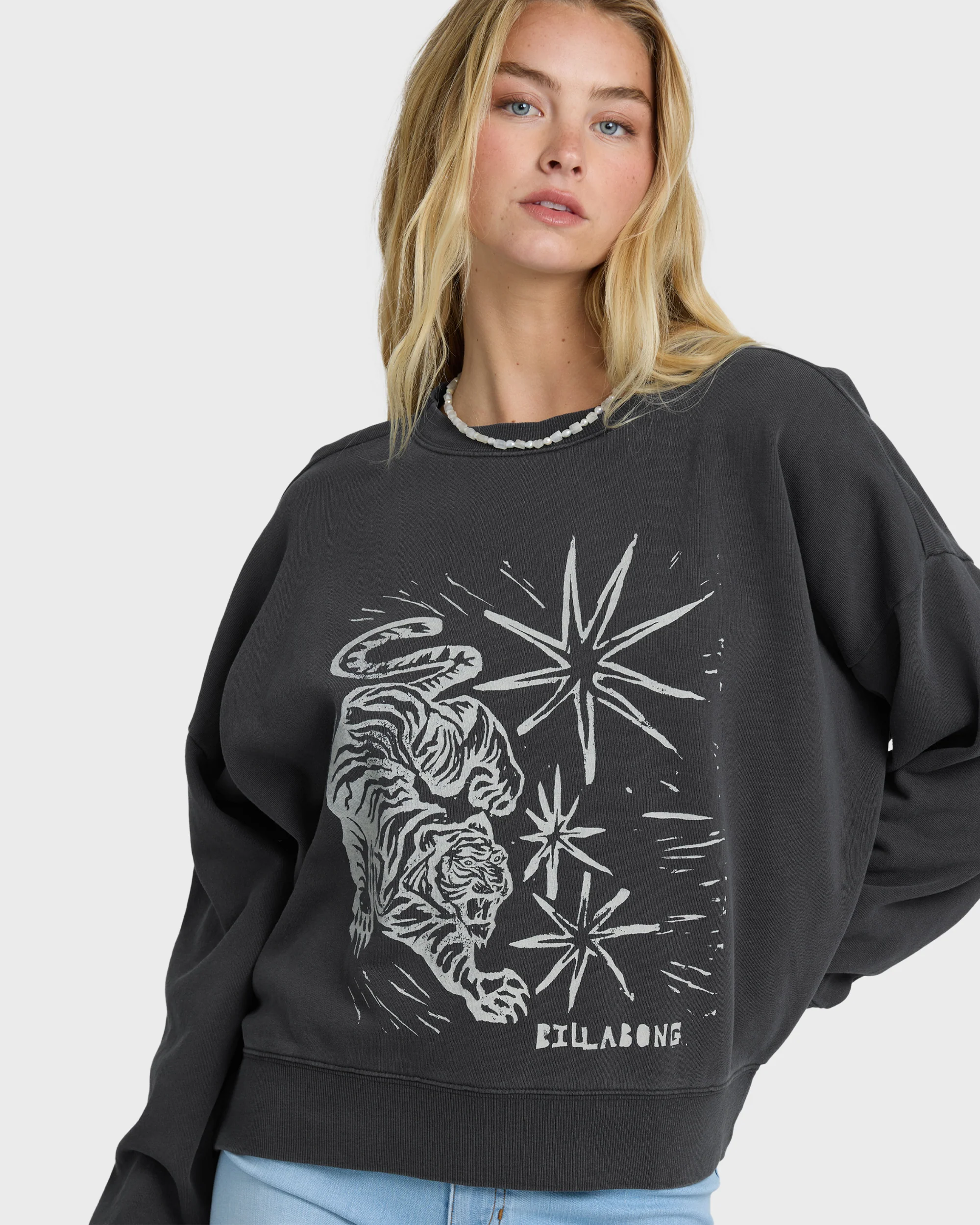 Echo Crewneck Sweatshirt - Black Sands - Image 5