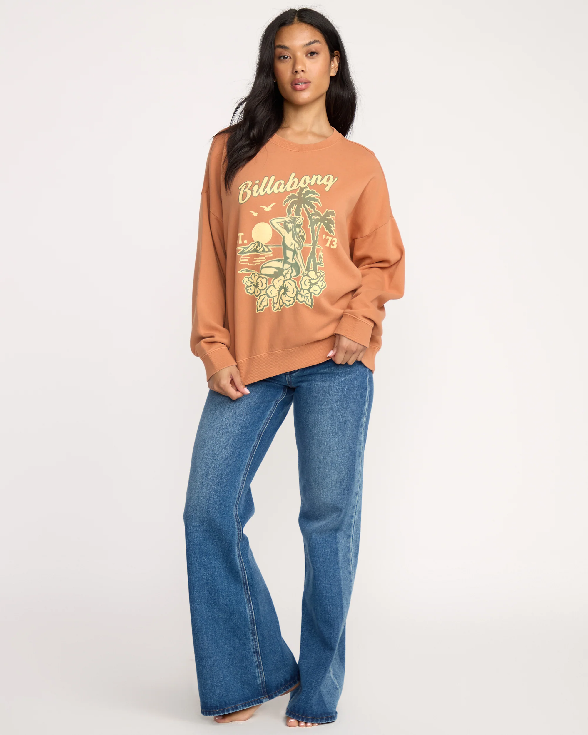 Echo Crewneck Sweatshirt - Sunburnt - Image 3