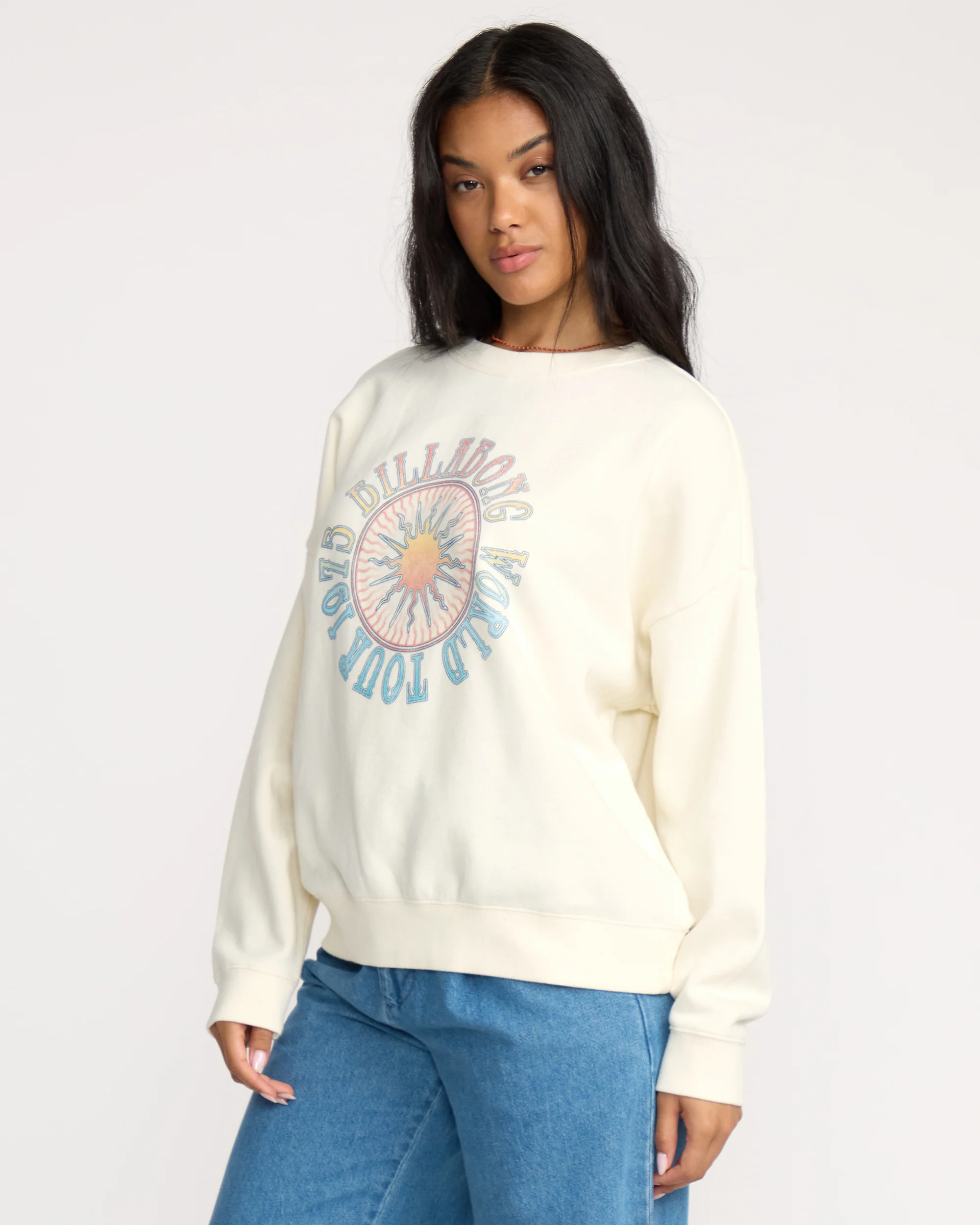 Echo Crewneck Sweatshirt - Salt Crystal - Image 3