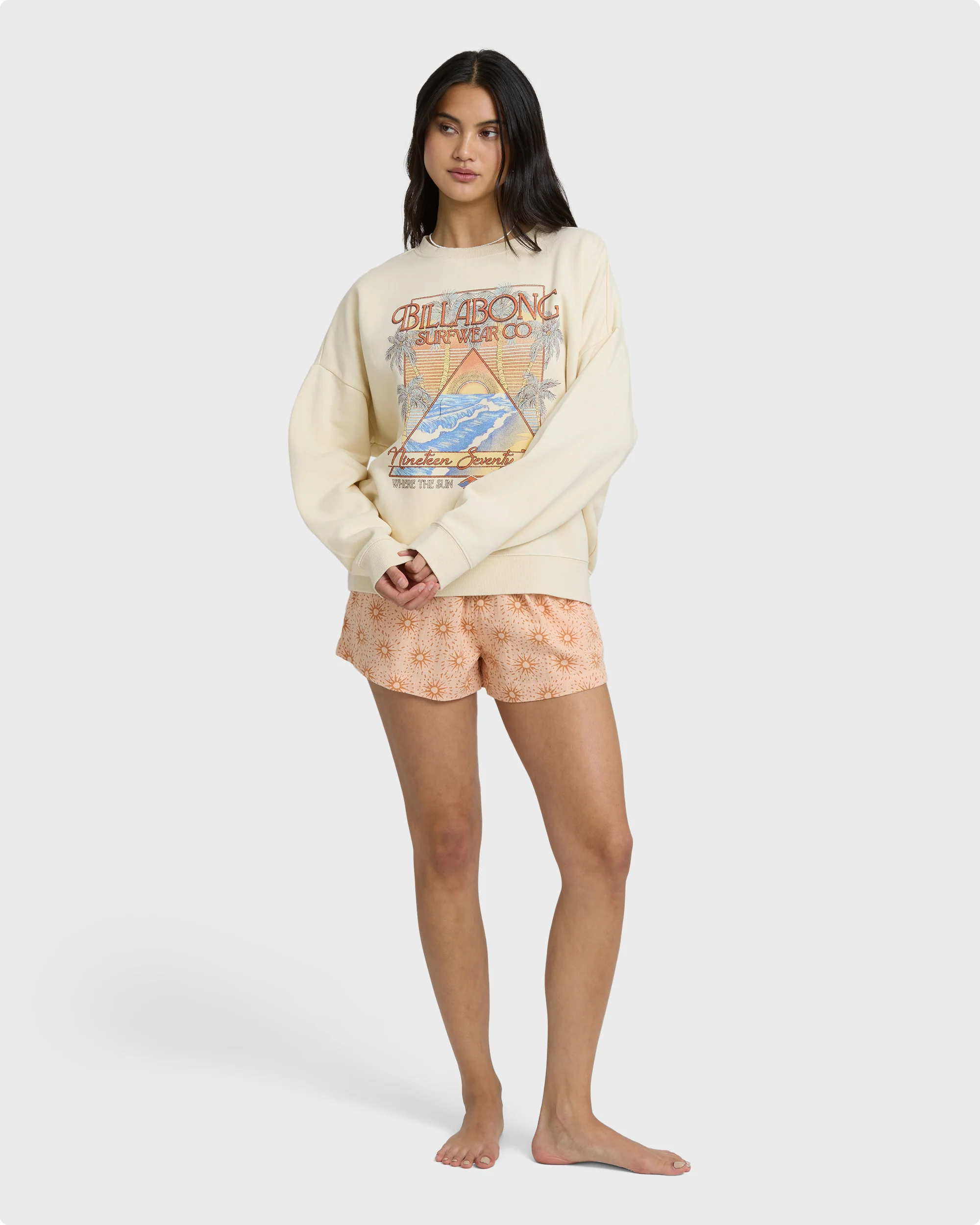 Echo Crewneck Sweatshirt - Winter White - Image 3