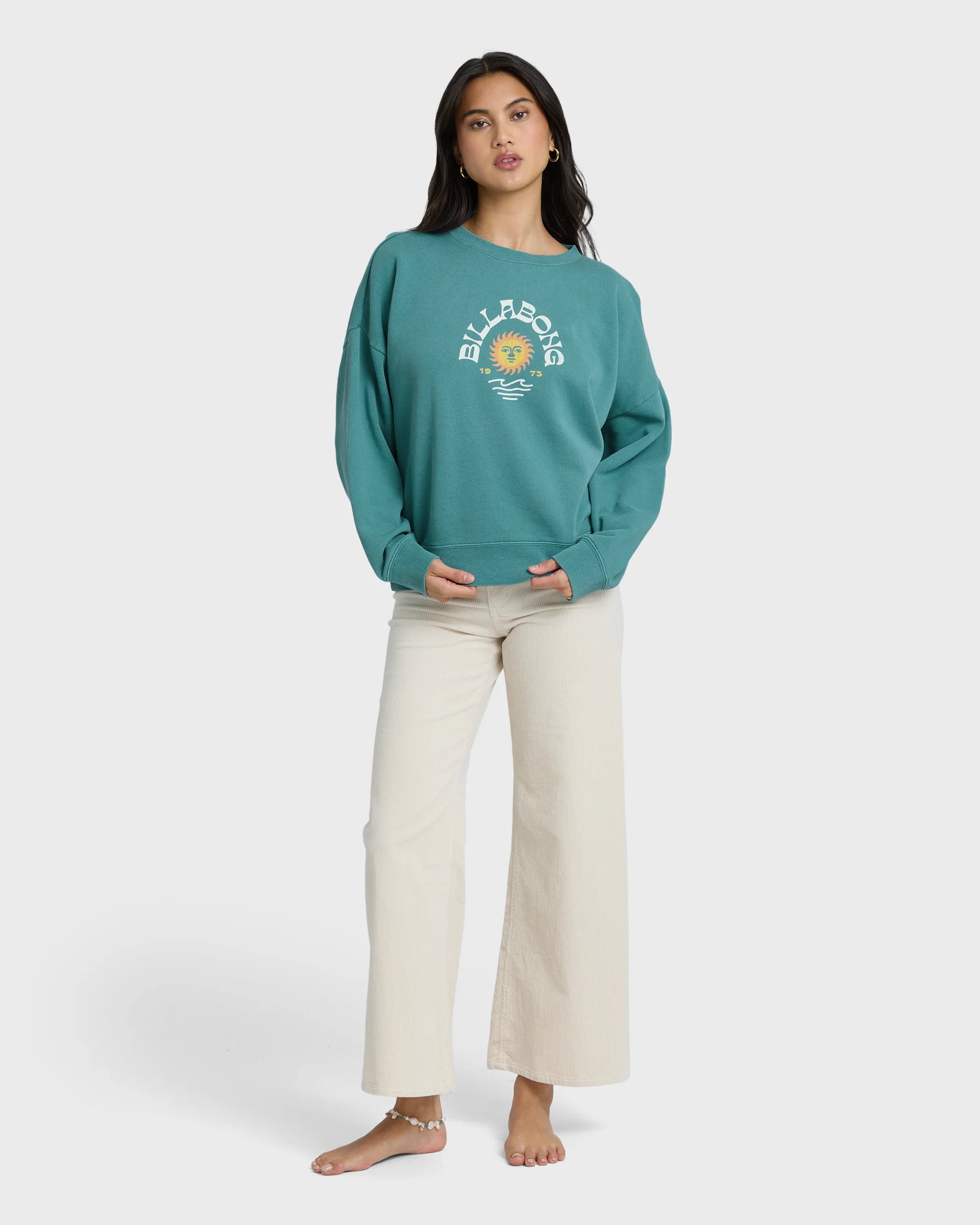 Echo Crewneck Sweatshirt - Bay Blue - Image 4