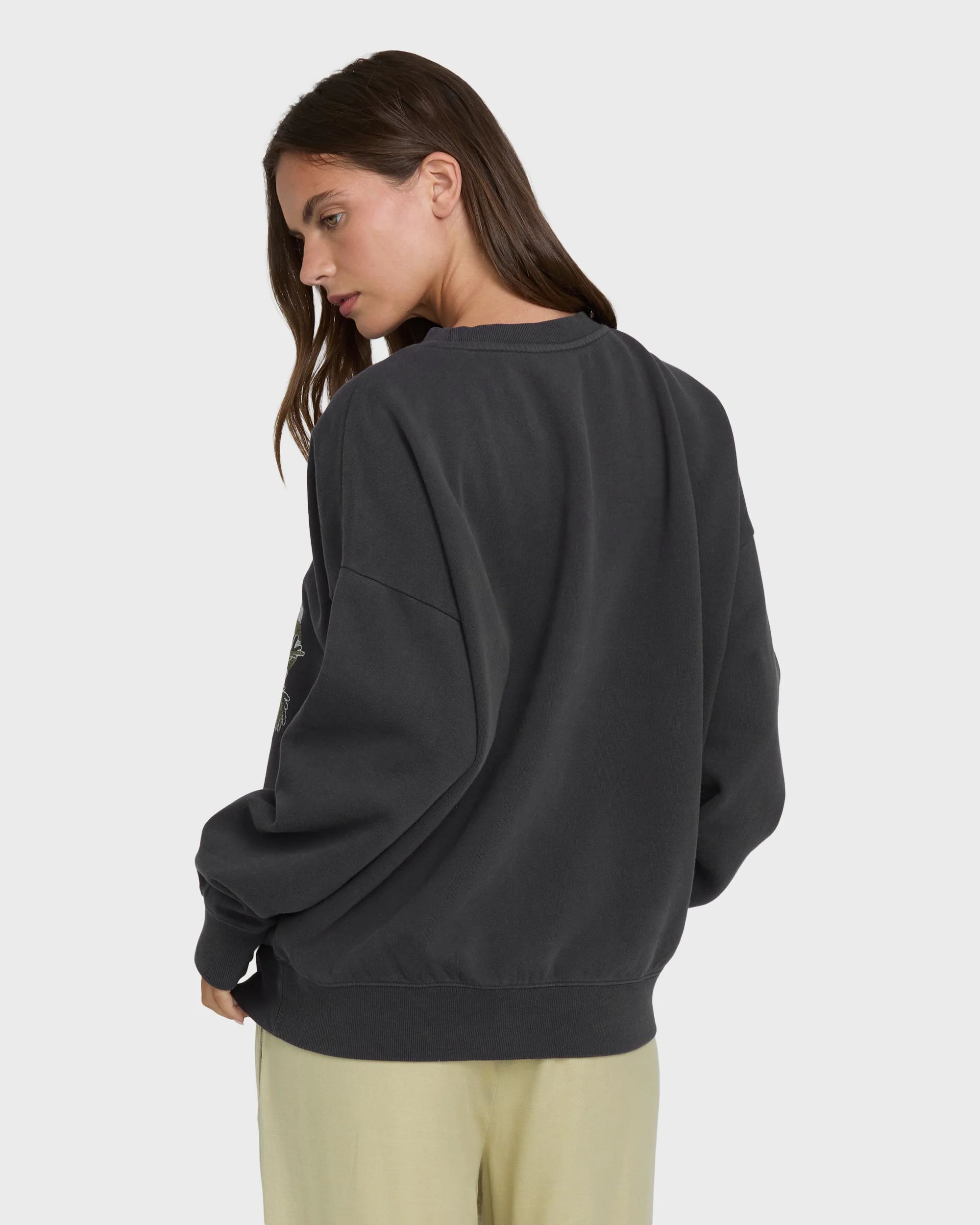 Echo Crewneck Sweatshirt - Black Sands - Image 2