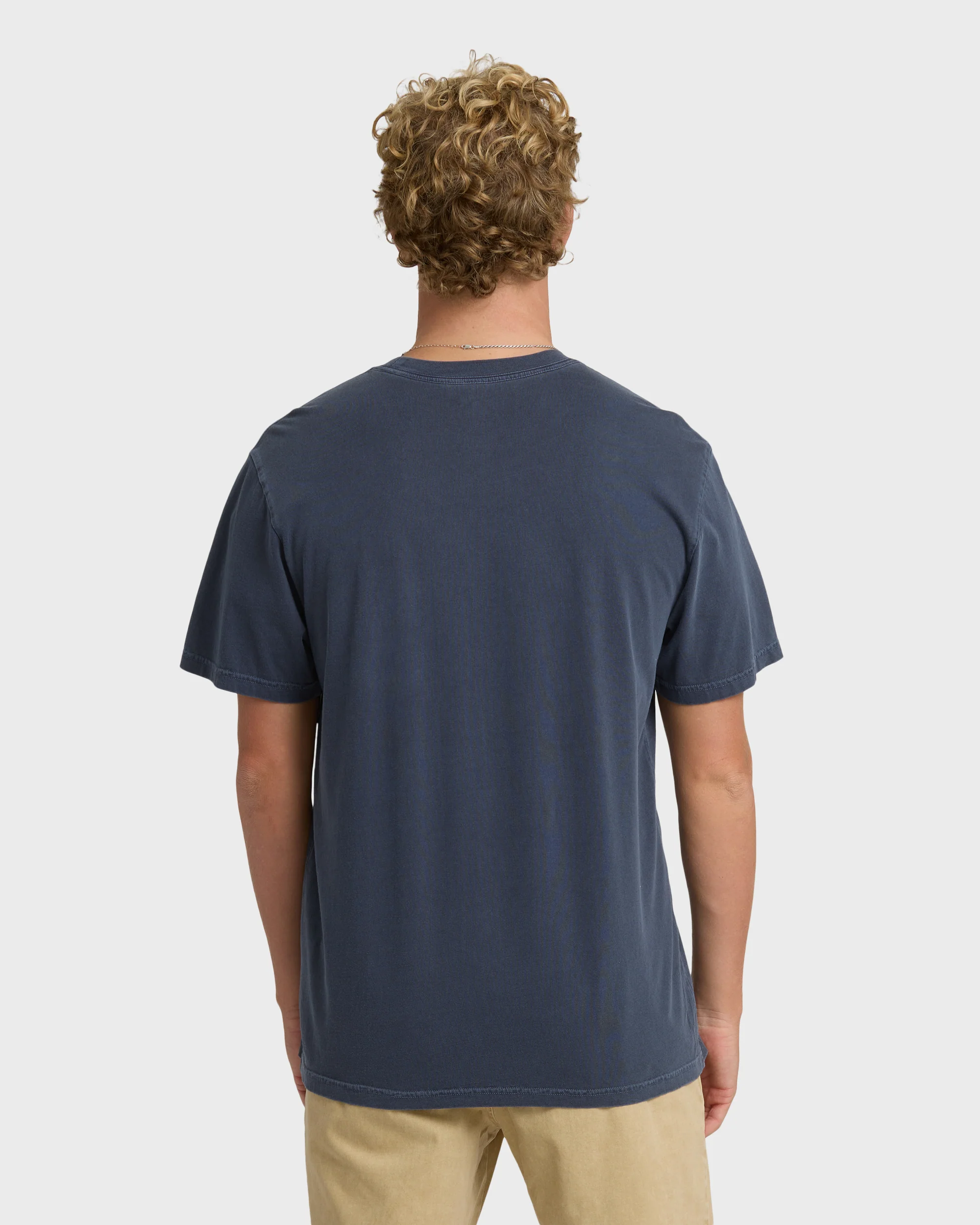 Essential Pocket Wave Washed Premium Short Sleeve T-Shirt - Graystone - Image 2