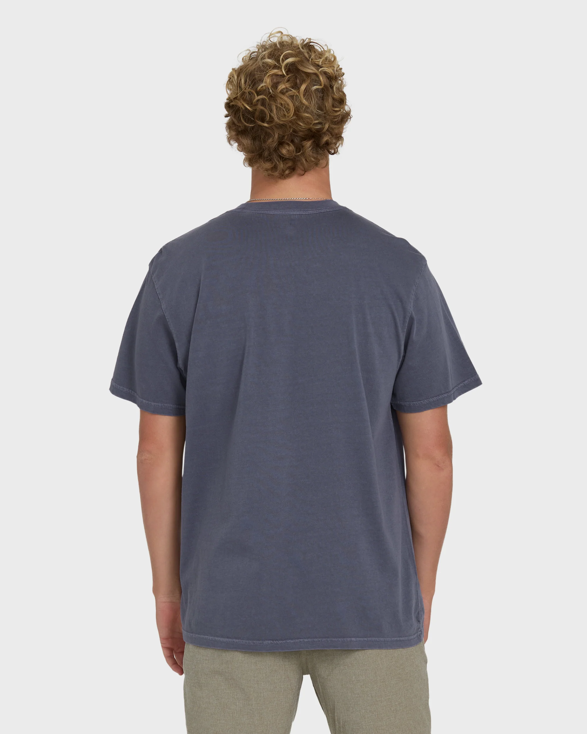 Essential Wave Washed Premium Short Sleeve Pocket Tee - Graystone - Image 2
