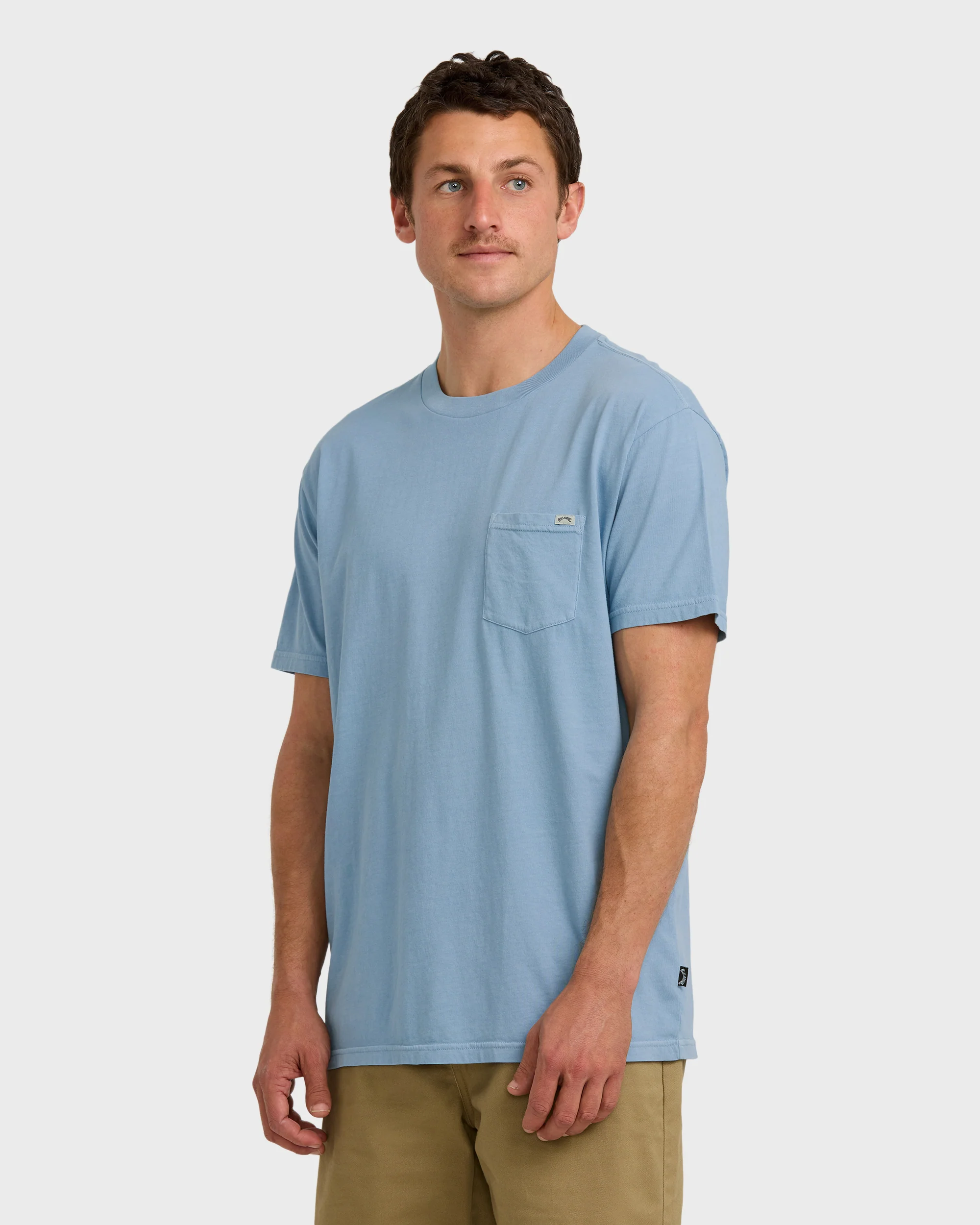Essential Premium Wave Wash T-Shirt - Denim - Image 4