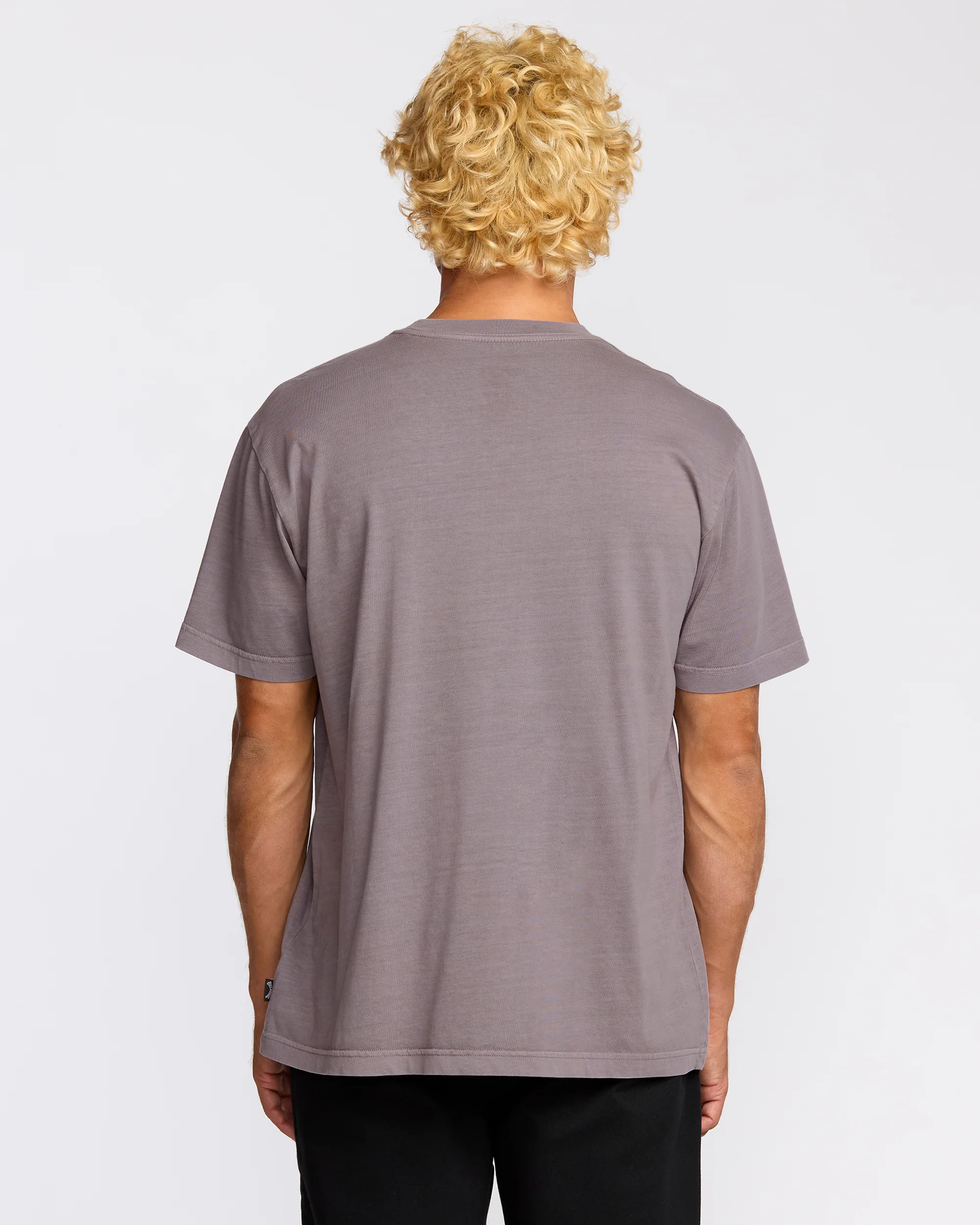 Essential Premium Wave Wash T-Shirt - Grey Violet - Image 2