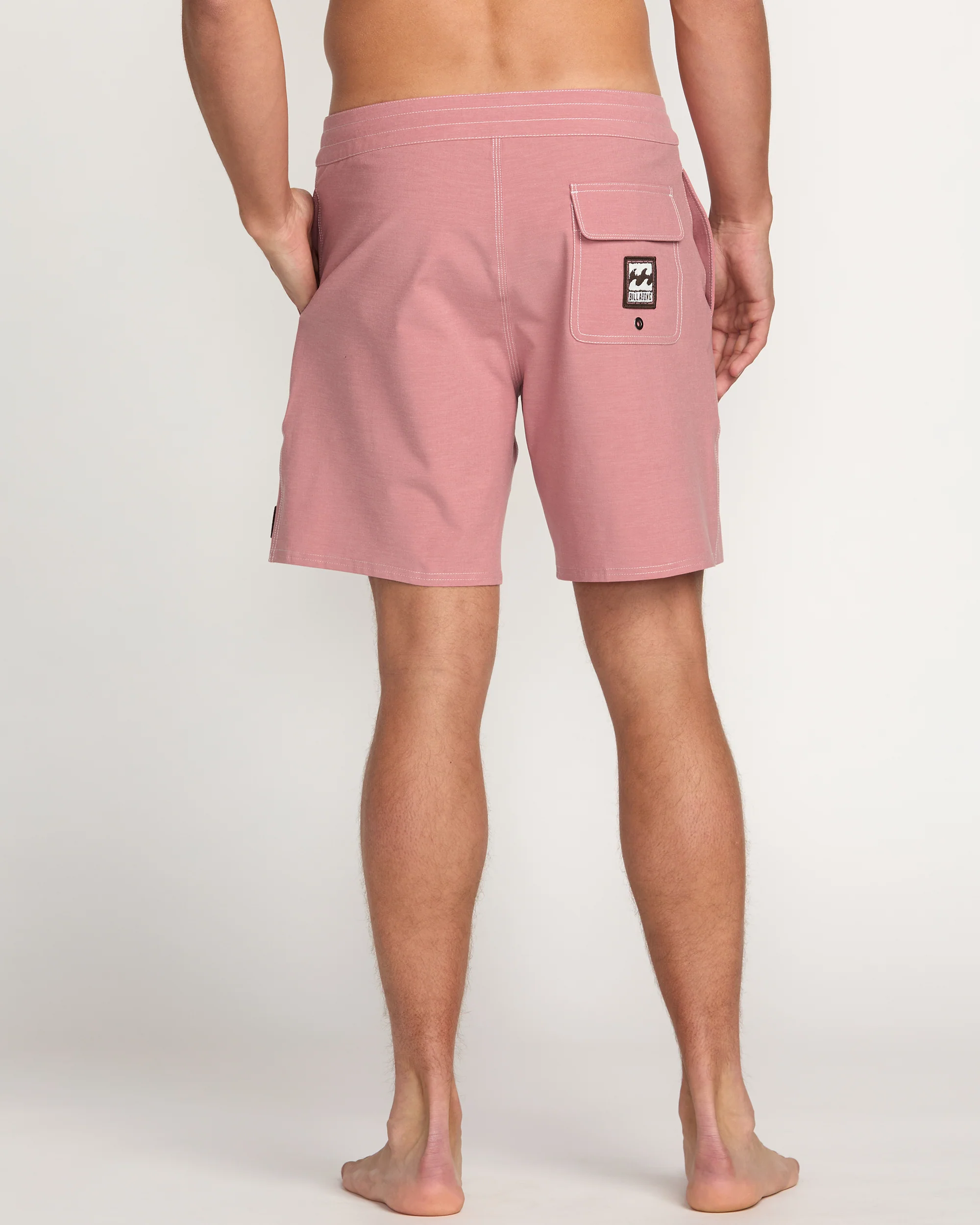 Every Other Day Lo Tide 18" Boardshorts - Dusty Rose - Image 2