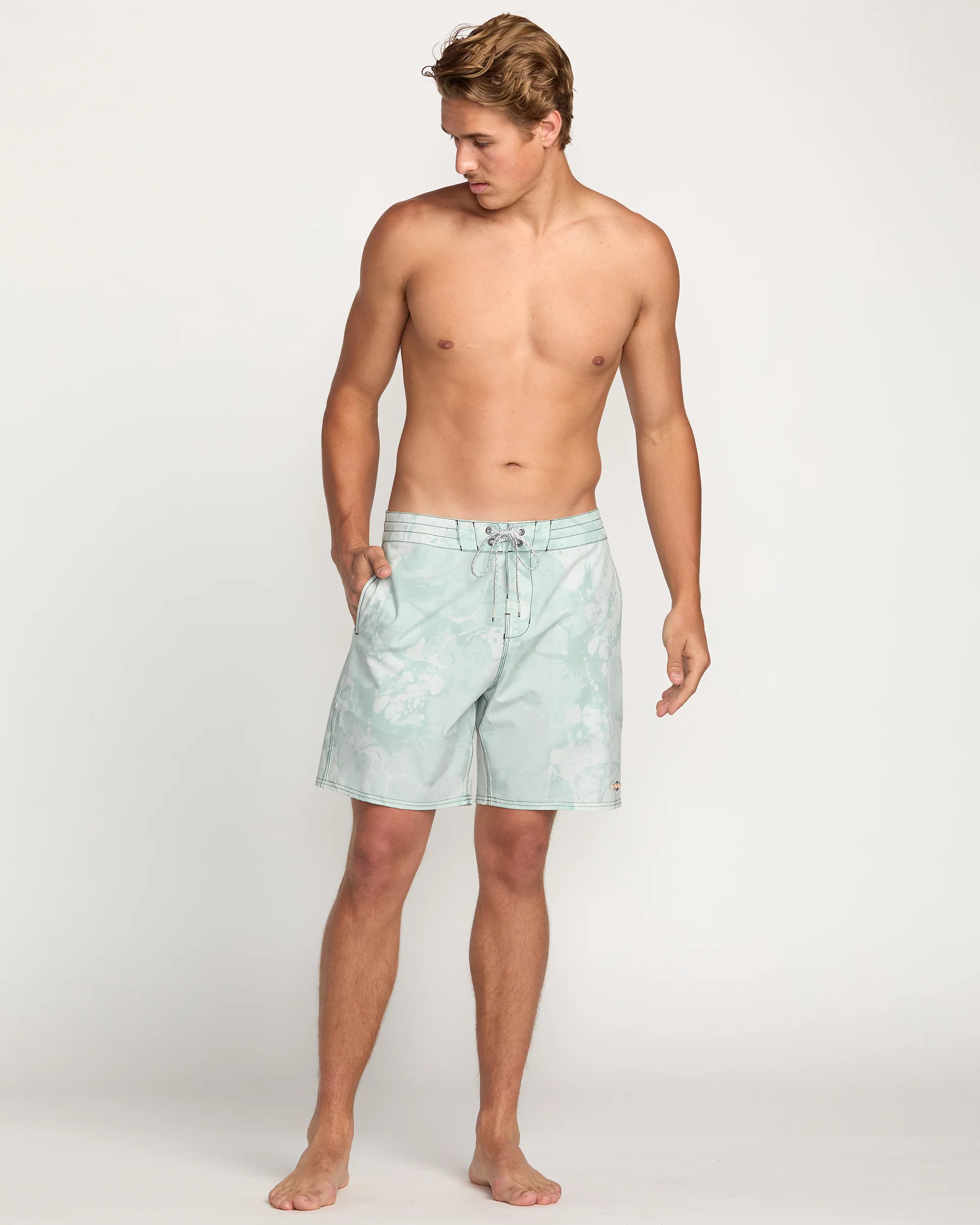 Every Other Day Lo Tide 18" Boardshorts - Seafoam - Image 6