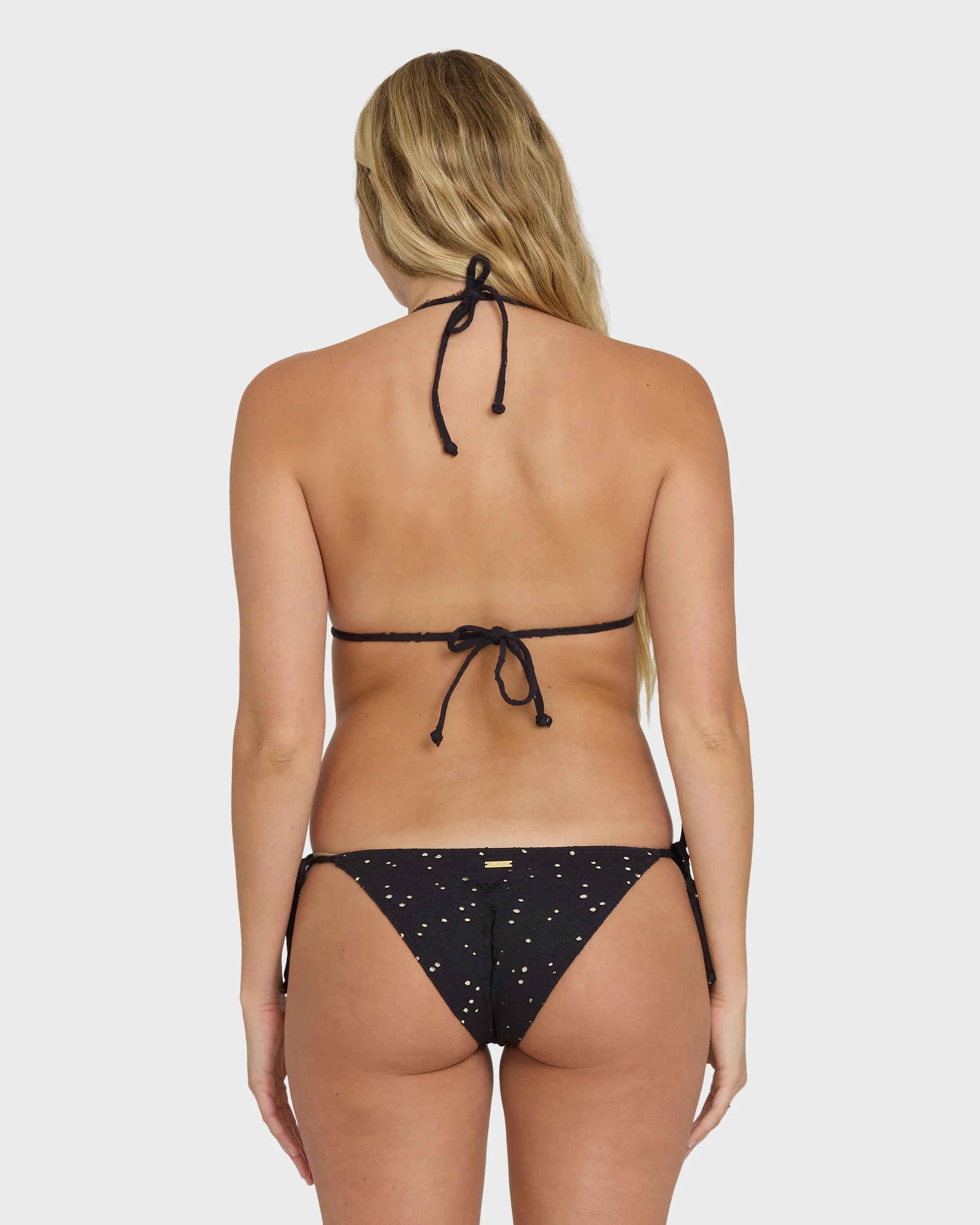 Eye On You Remi Triangle Bikini Top - Black Pebble - Image 2