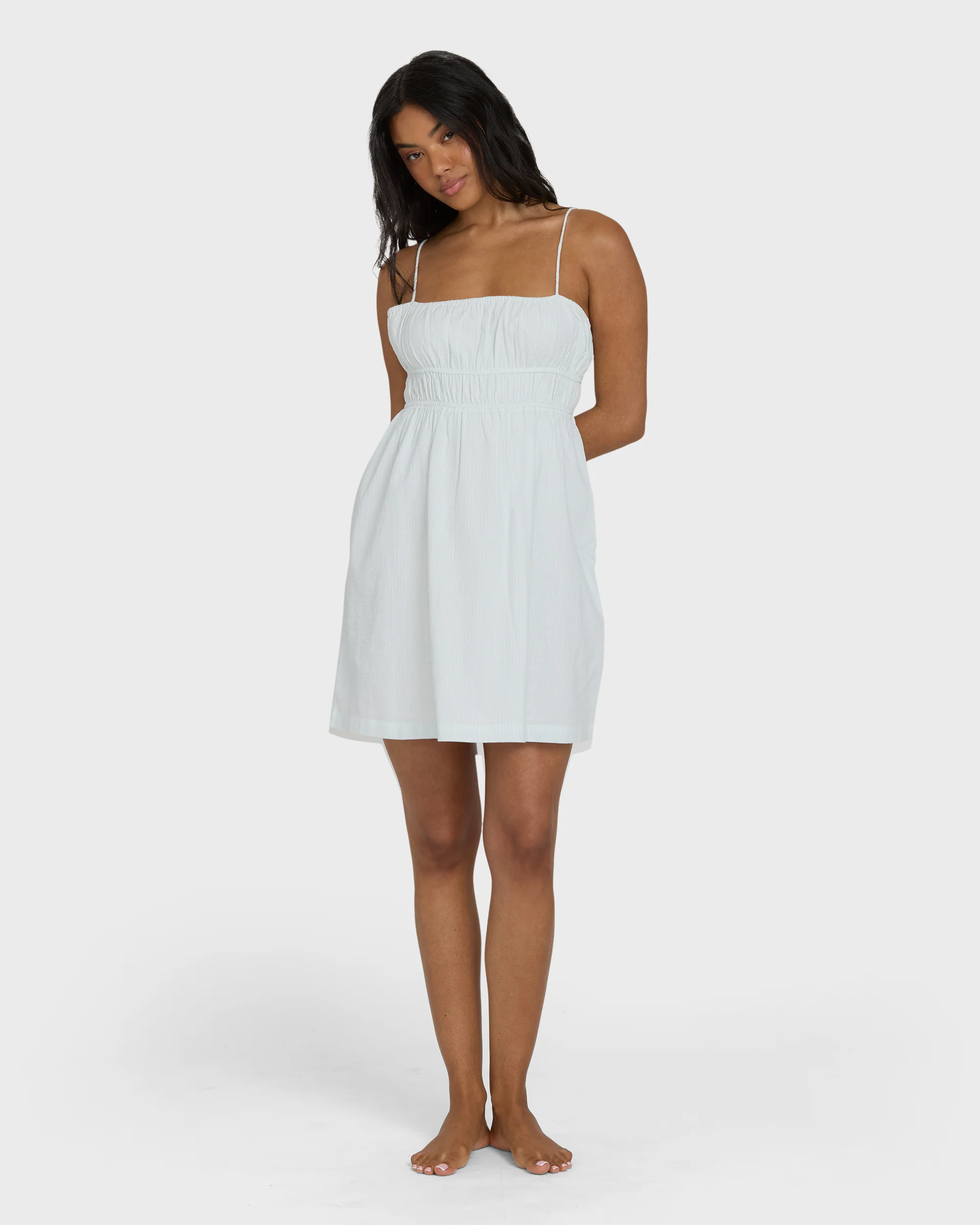 Feel The Breeze Mini Dress - Clearwater - Image 4