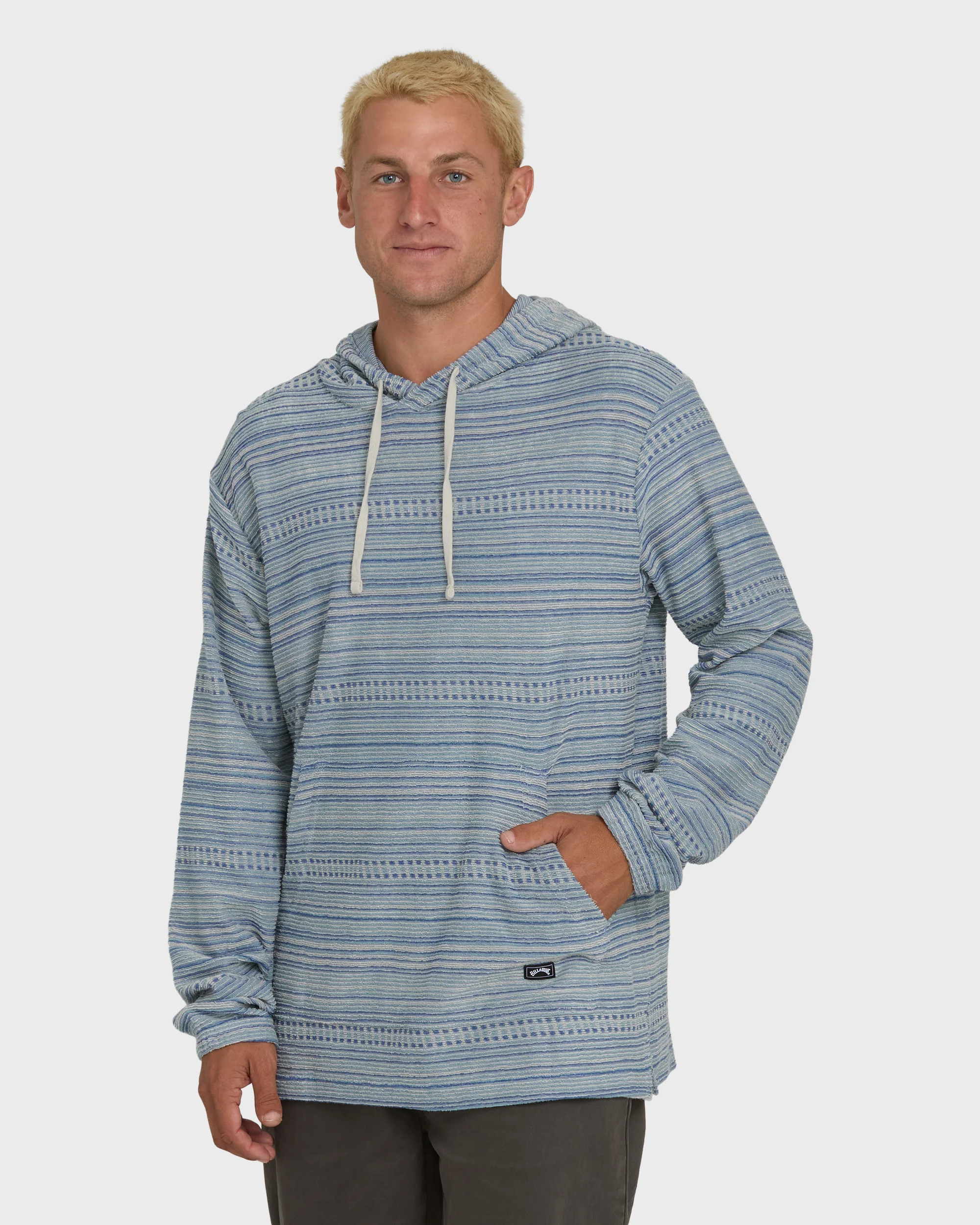 Flecker Diego Pullover Hoodie - Blue Fog - Image 3