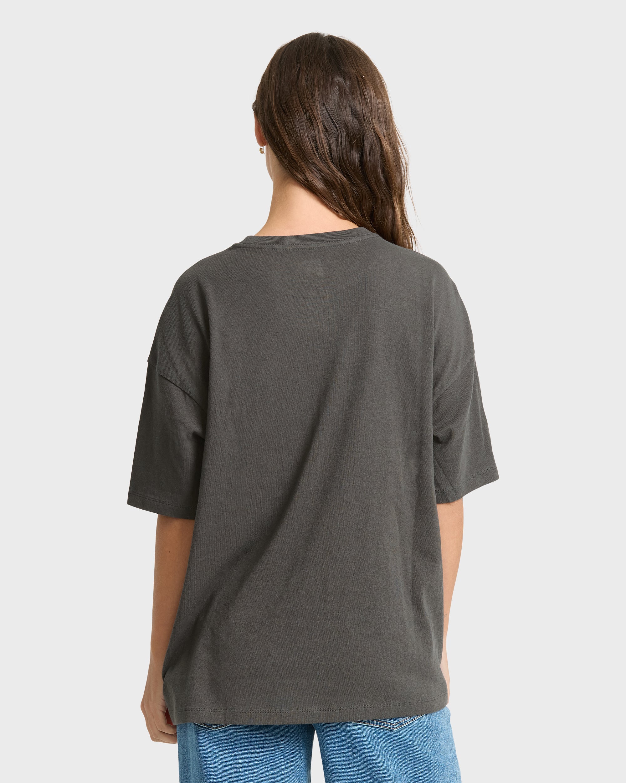 Found in Paradise Short Sleeve Knit T-Shirt - Off Black - Image 2