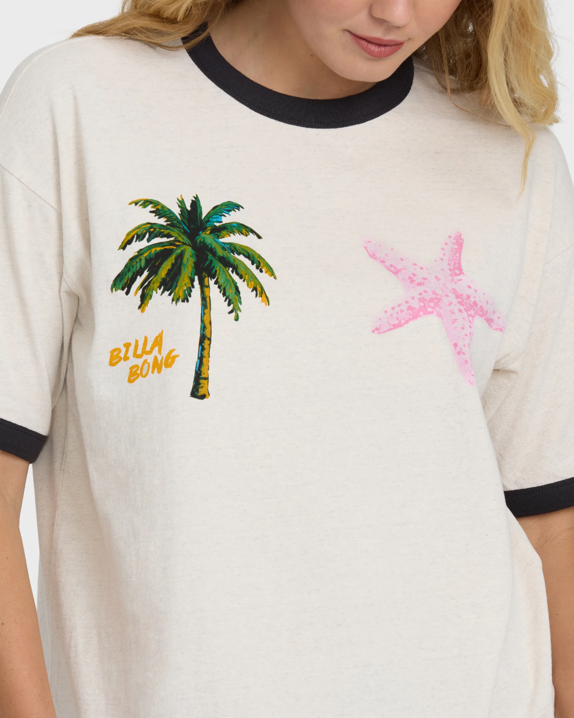 Fun Paradise Short Sleeve Cotton T-Shirt - White Cap - Image 7