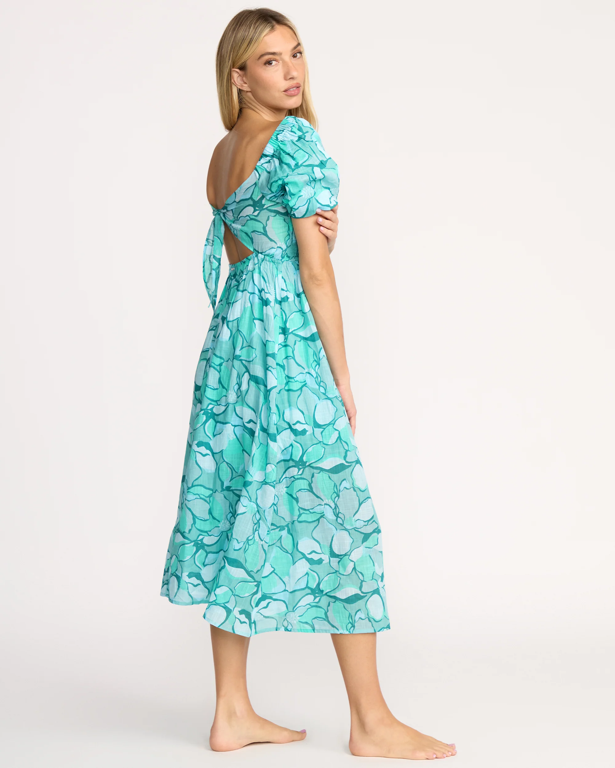 Go Coastal Midi Dress - Blue Bird - Image 4