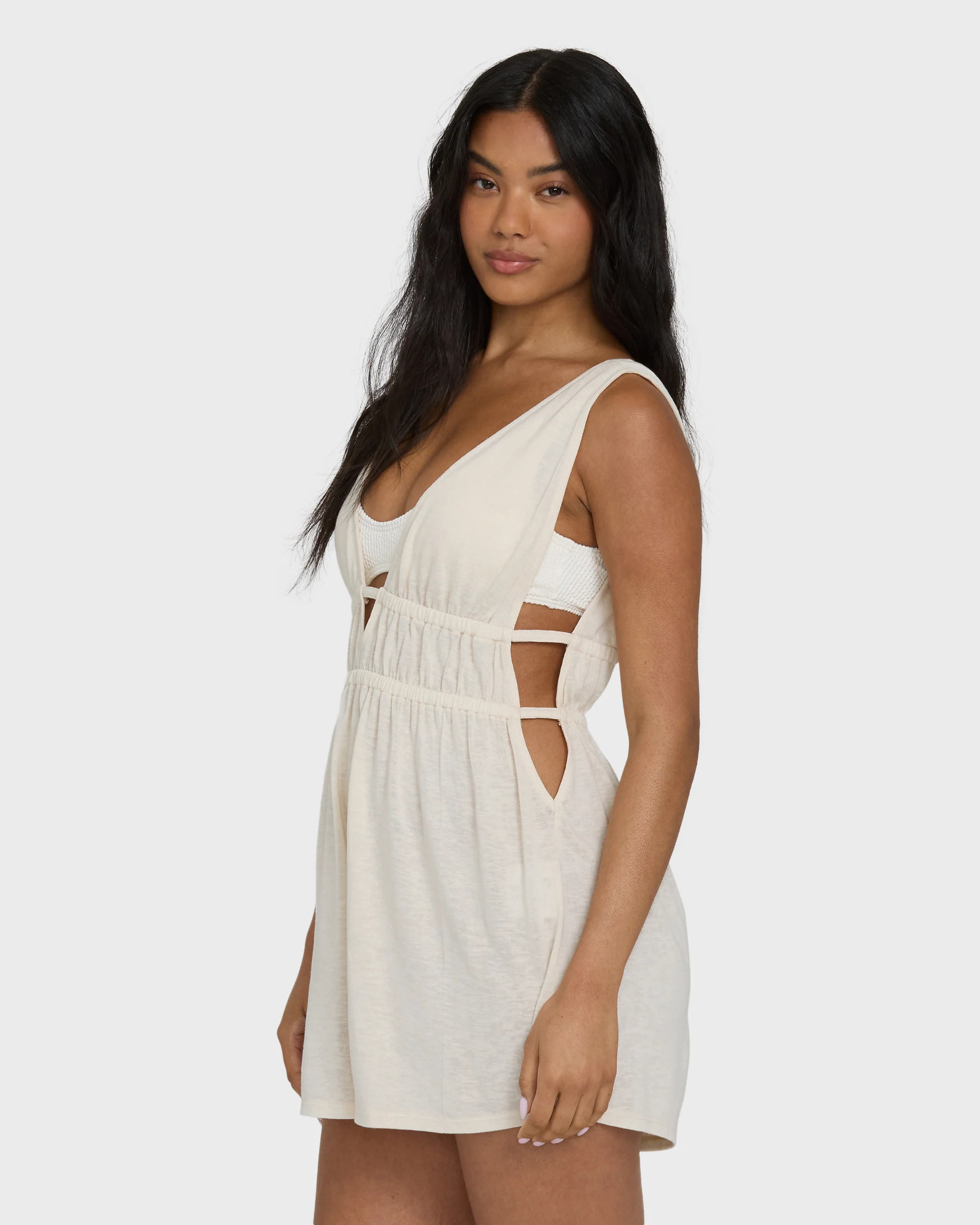 Golden Sun Romper - White Cap - Image 3