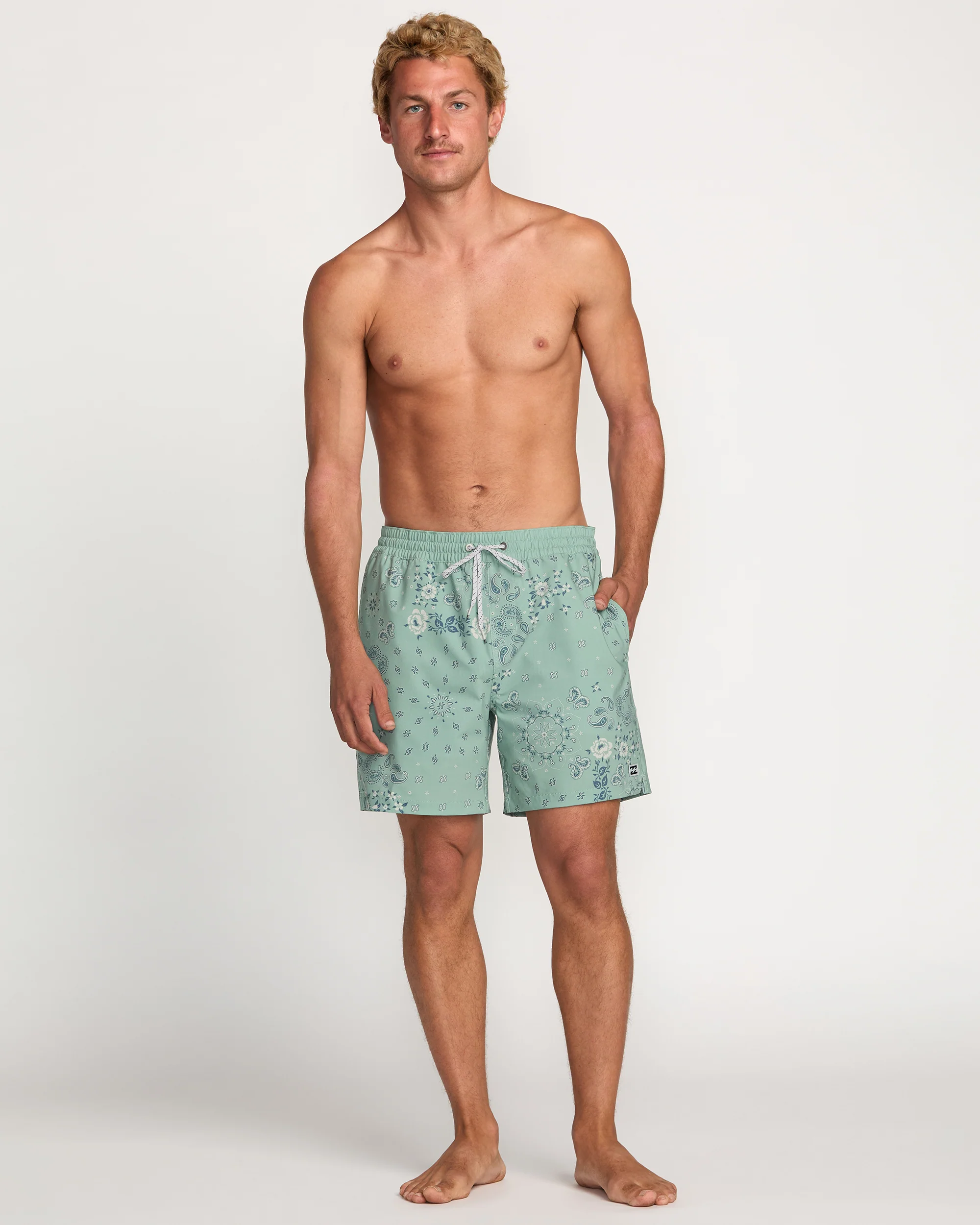 Good Times Layback 16" Trunks - Mist Green - Image 6