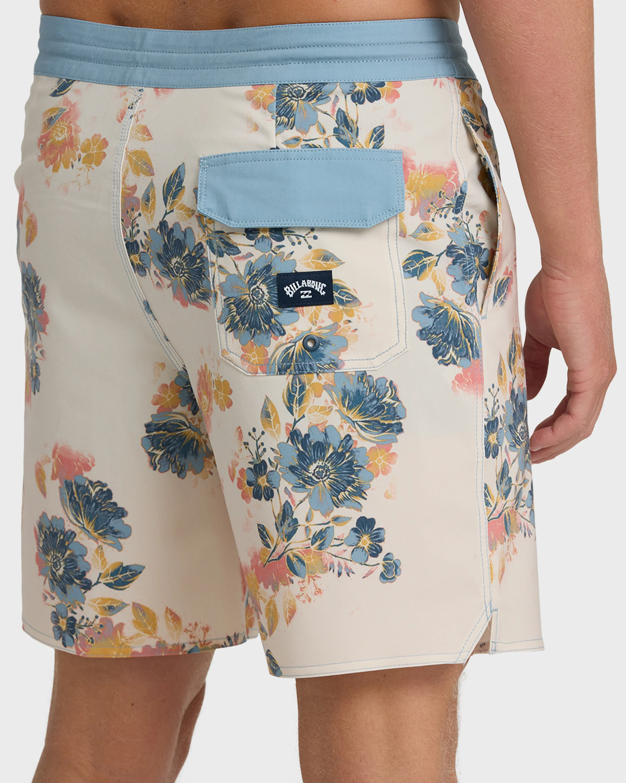Good Times Lo Tide 18" Boardshorts - Oatmeal Multi - Oatmeal - Image 6