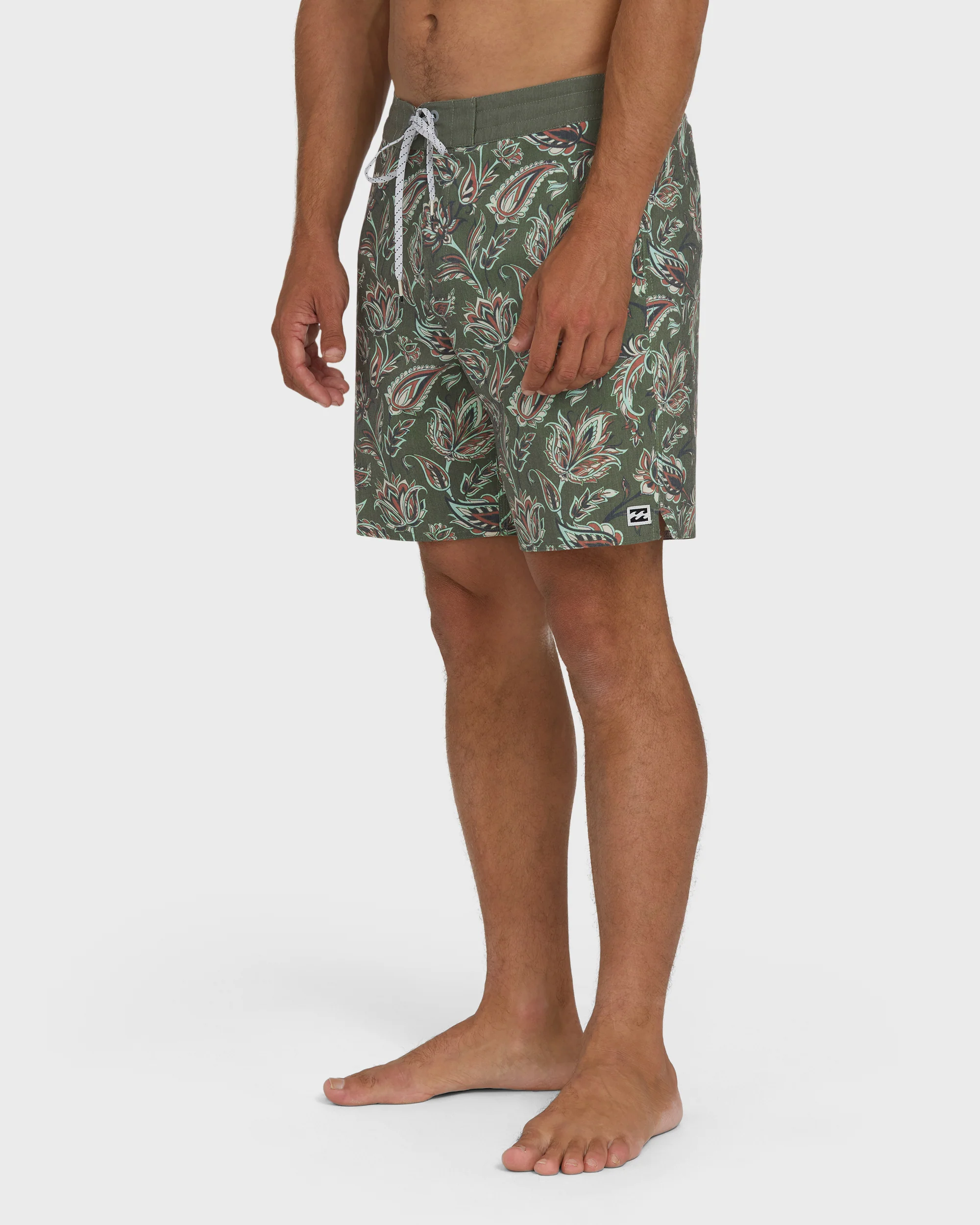 Good Times Lo Tide 18" Boardshorts - Winter Moss - Image 3
