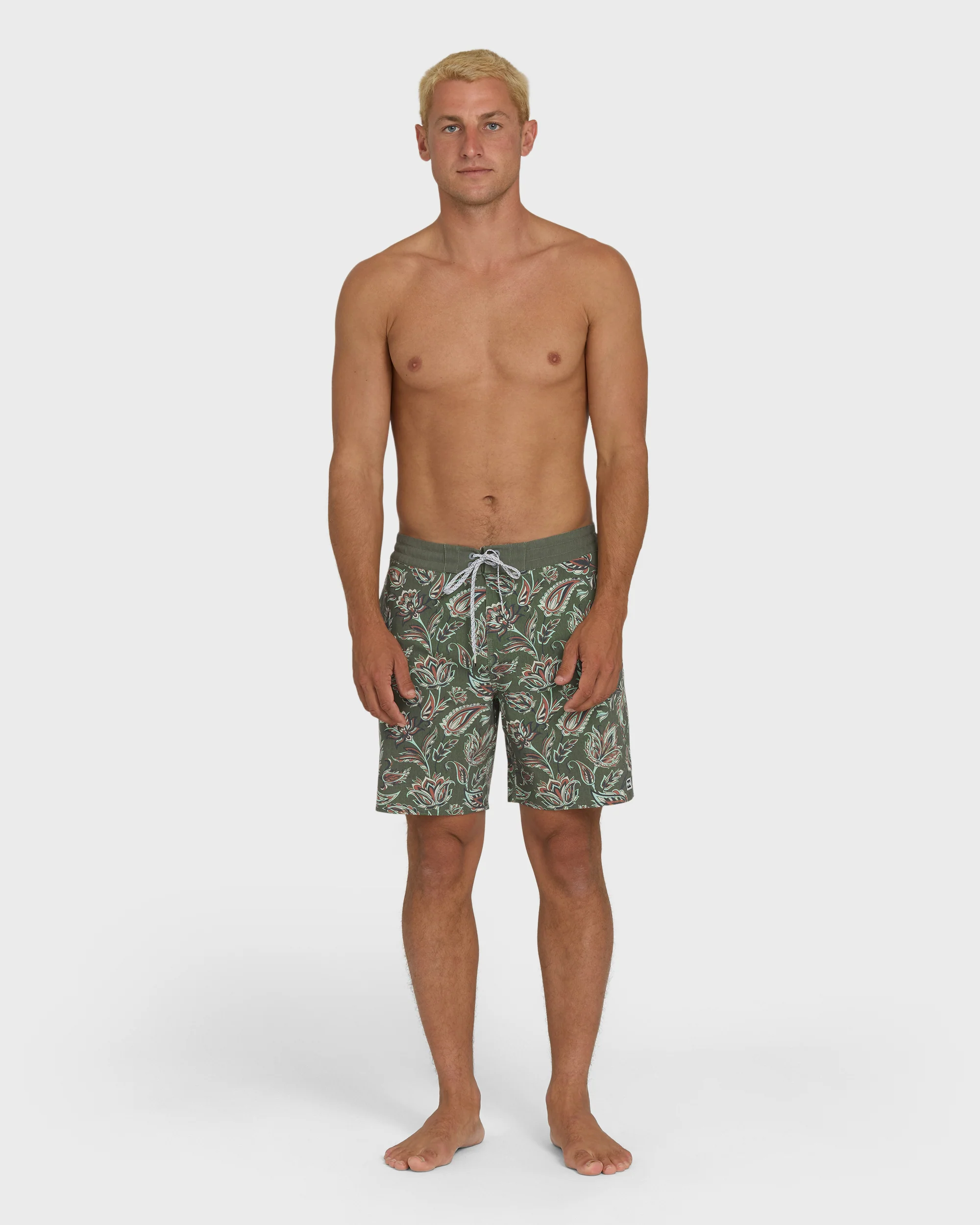 Good Times Lo Tide 18" Boardshorts - Winter Moss - Image 4