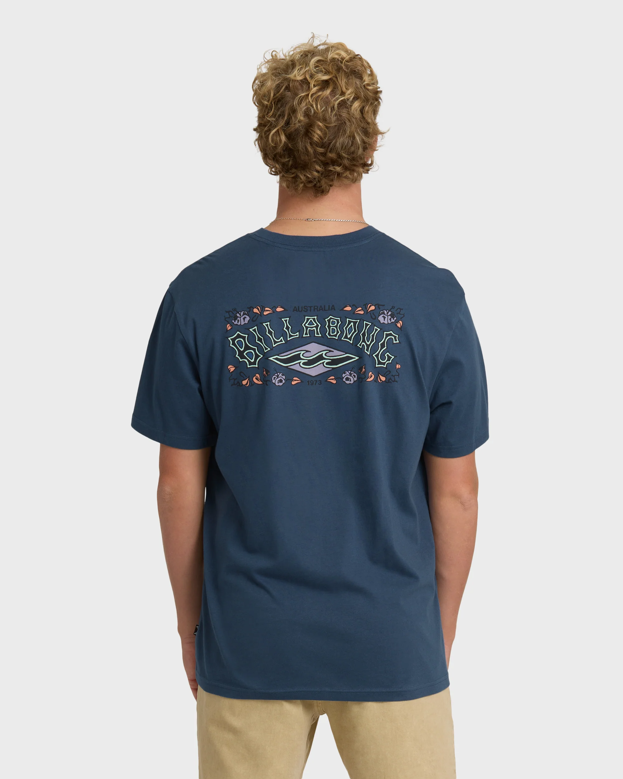 Heritage Arch Premium Short Sleeve T-Shirt - Dark Denim - Image 2