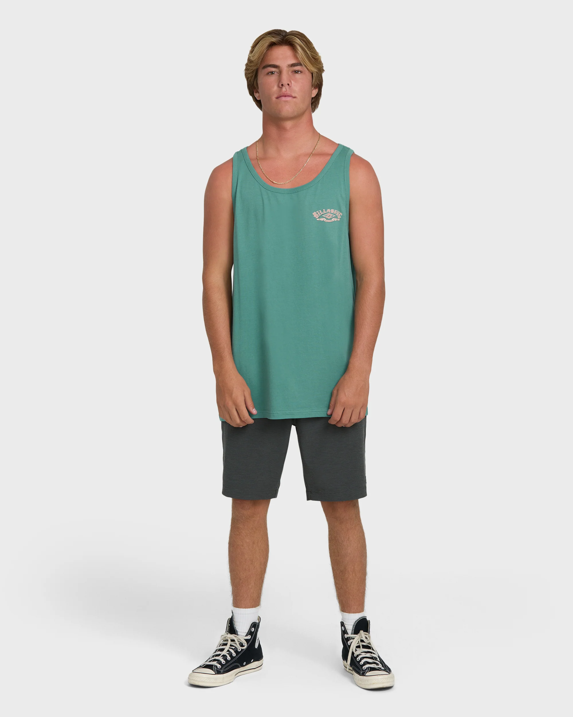 Heritage Arch Premium Tank Top - Deep Sea - Image 4