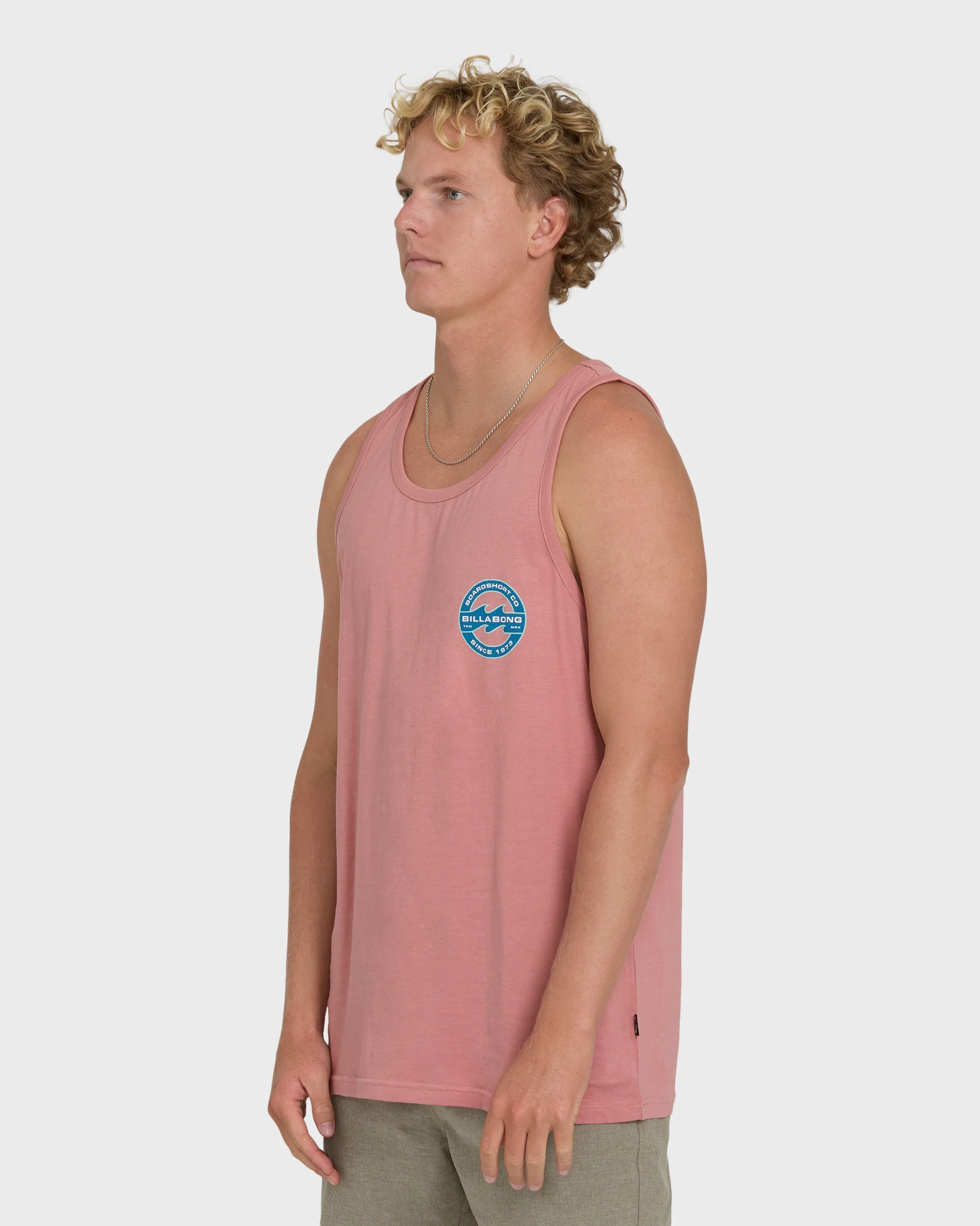 Hollow Fill Premium Tank Top - Ash Rose - Image 3
