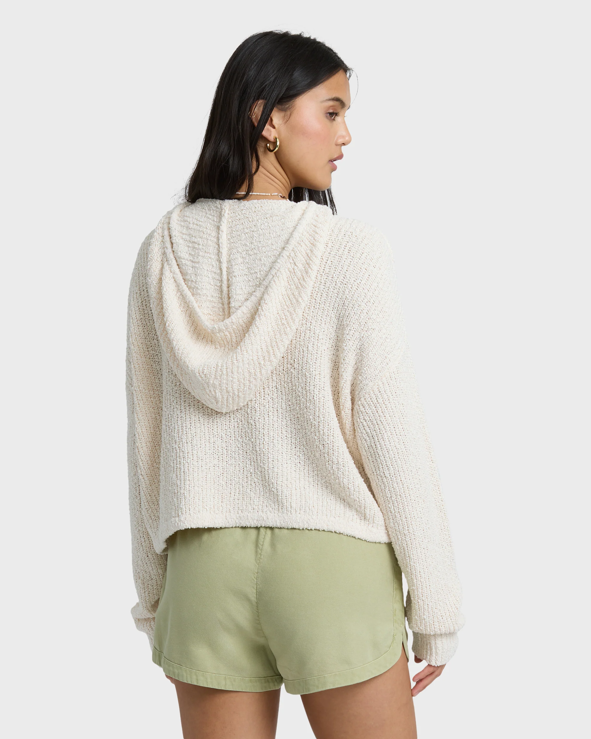 Hot Beachin Hooded Sweater - White Cap - Image 5