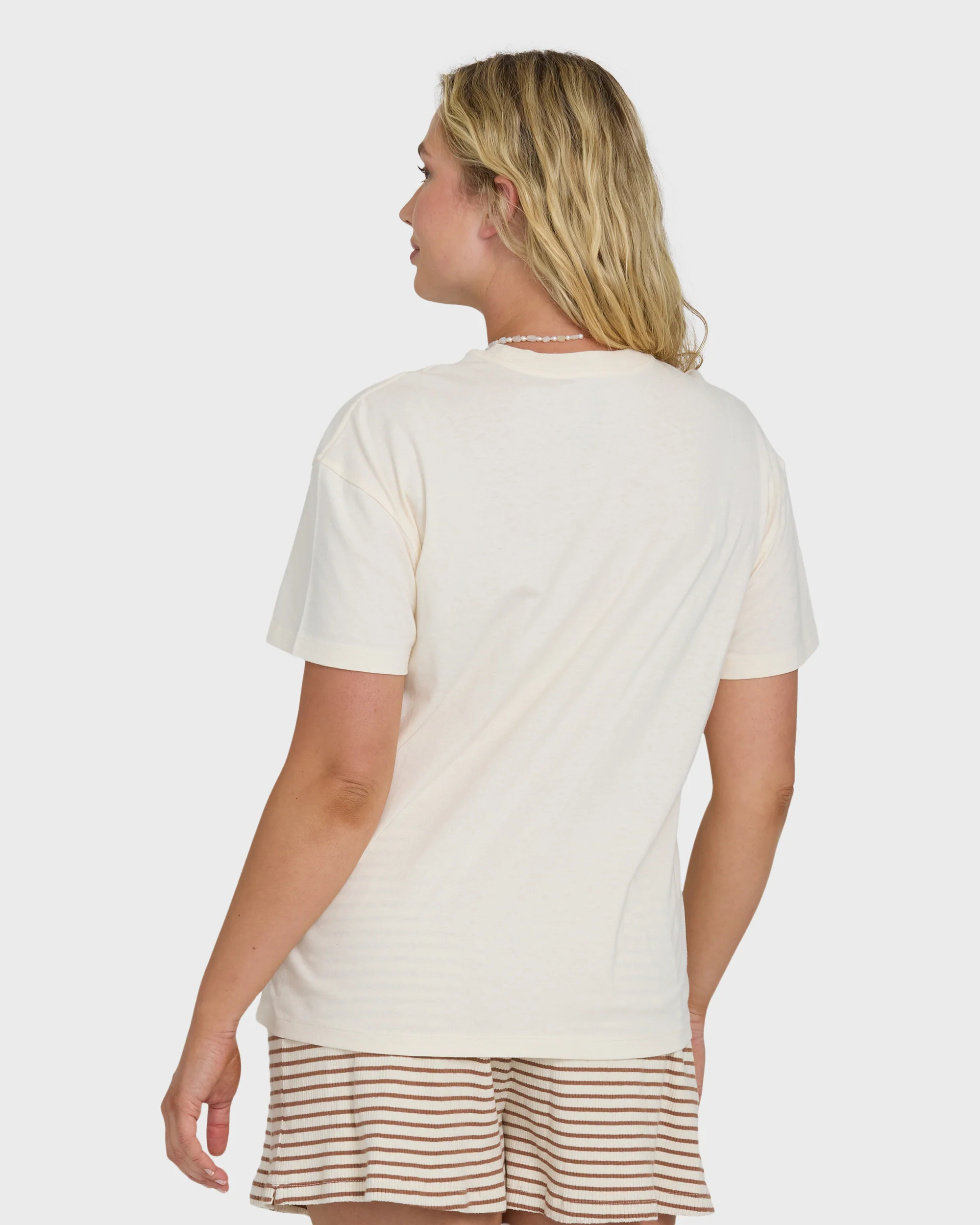 In Front Of Me Short Sleeve Knit T-Shirt - White Cap - Image 9