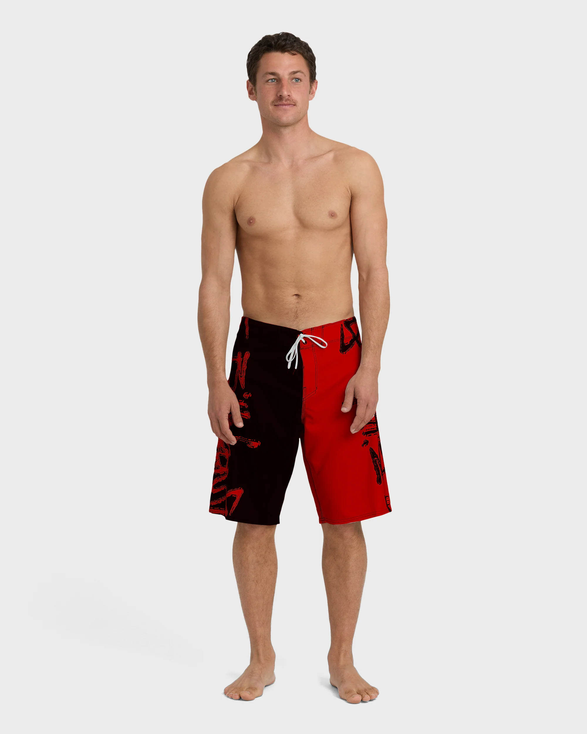 Inverted Pro 22" Boardshorts - Red - Image 4