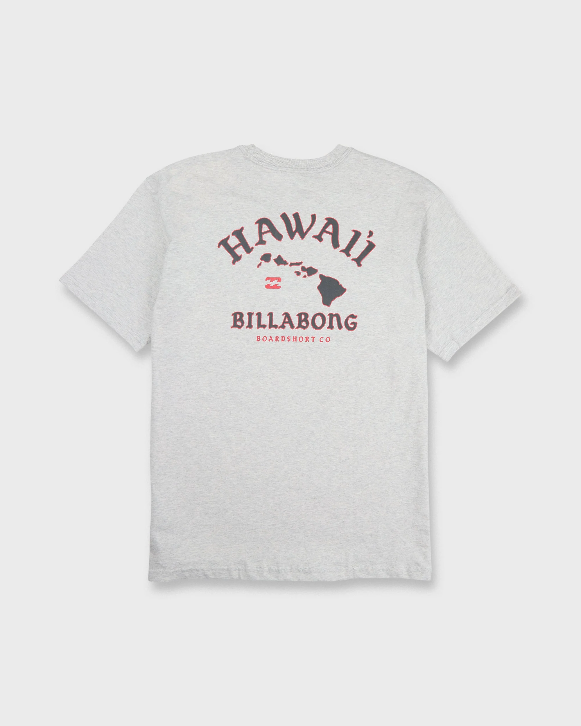 Island Chain Hawaii Regular Short Sleeve Tee - Gray Heather - Image 2