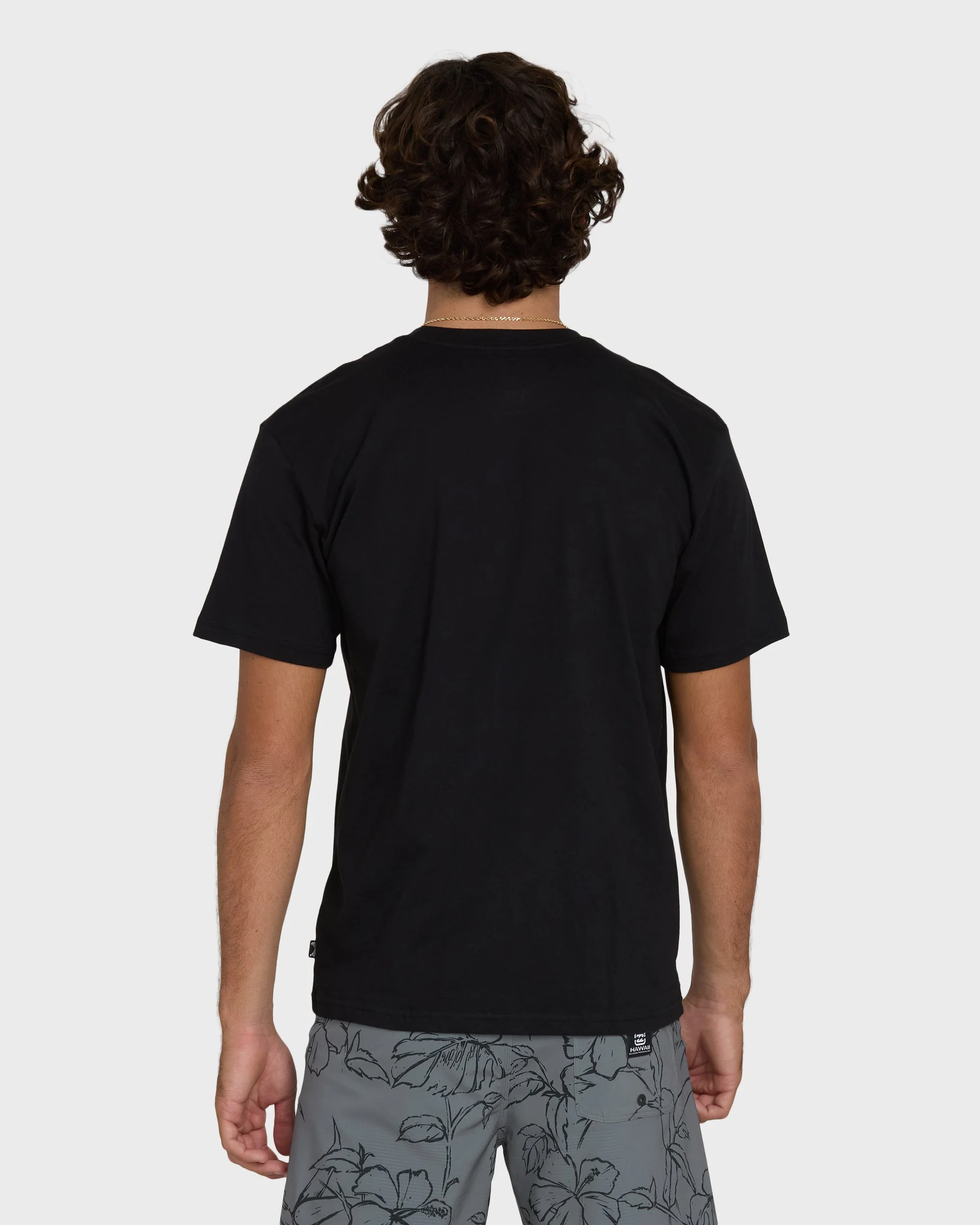Kahili Hawaii Regular Short Sleeve Tee - Black - Image 5