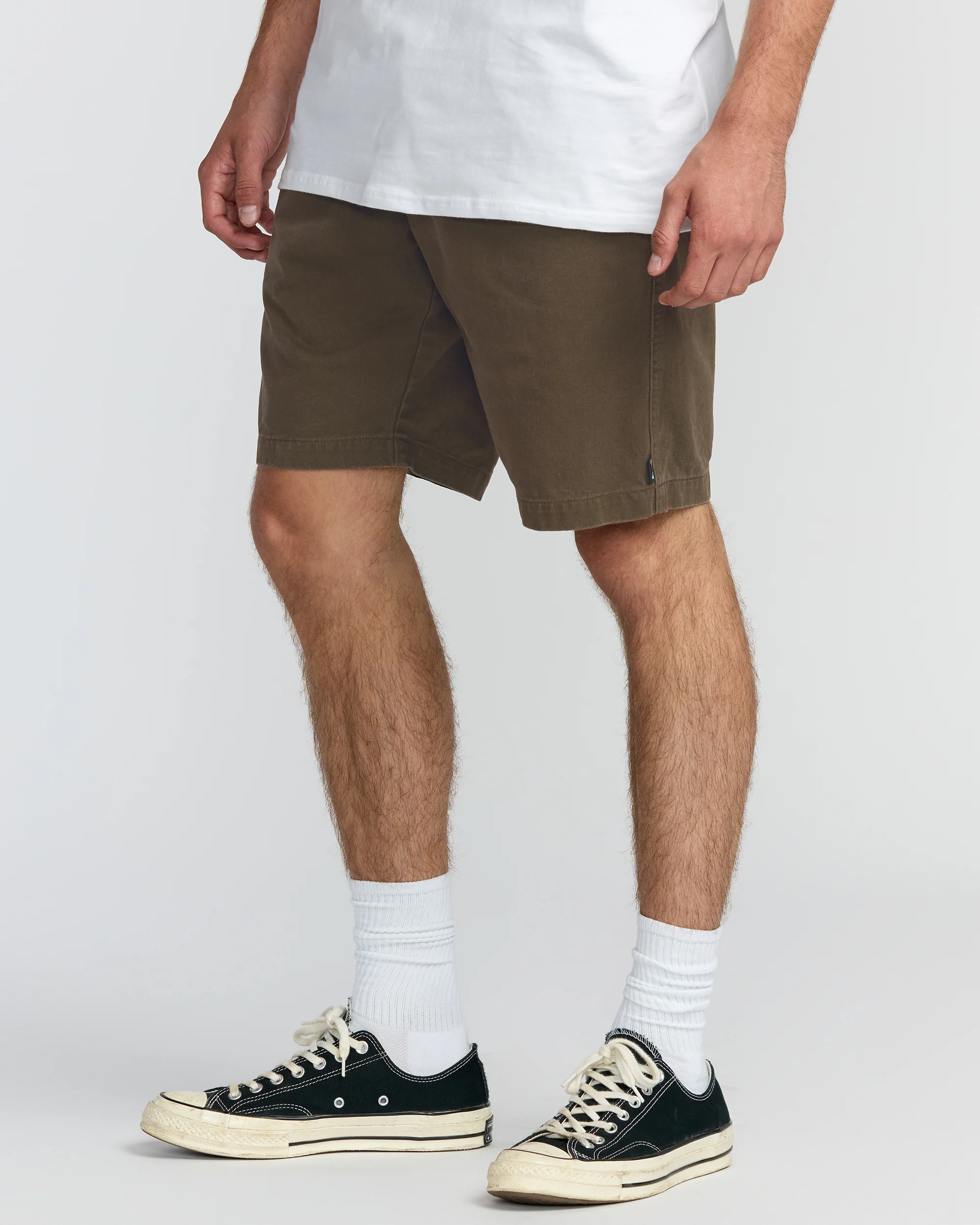 Larry Laybacks 19" Twill Shorts - Rustic Brown - Image 3