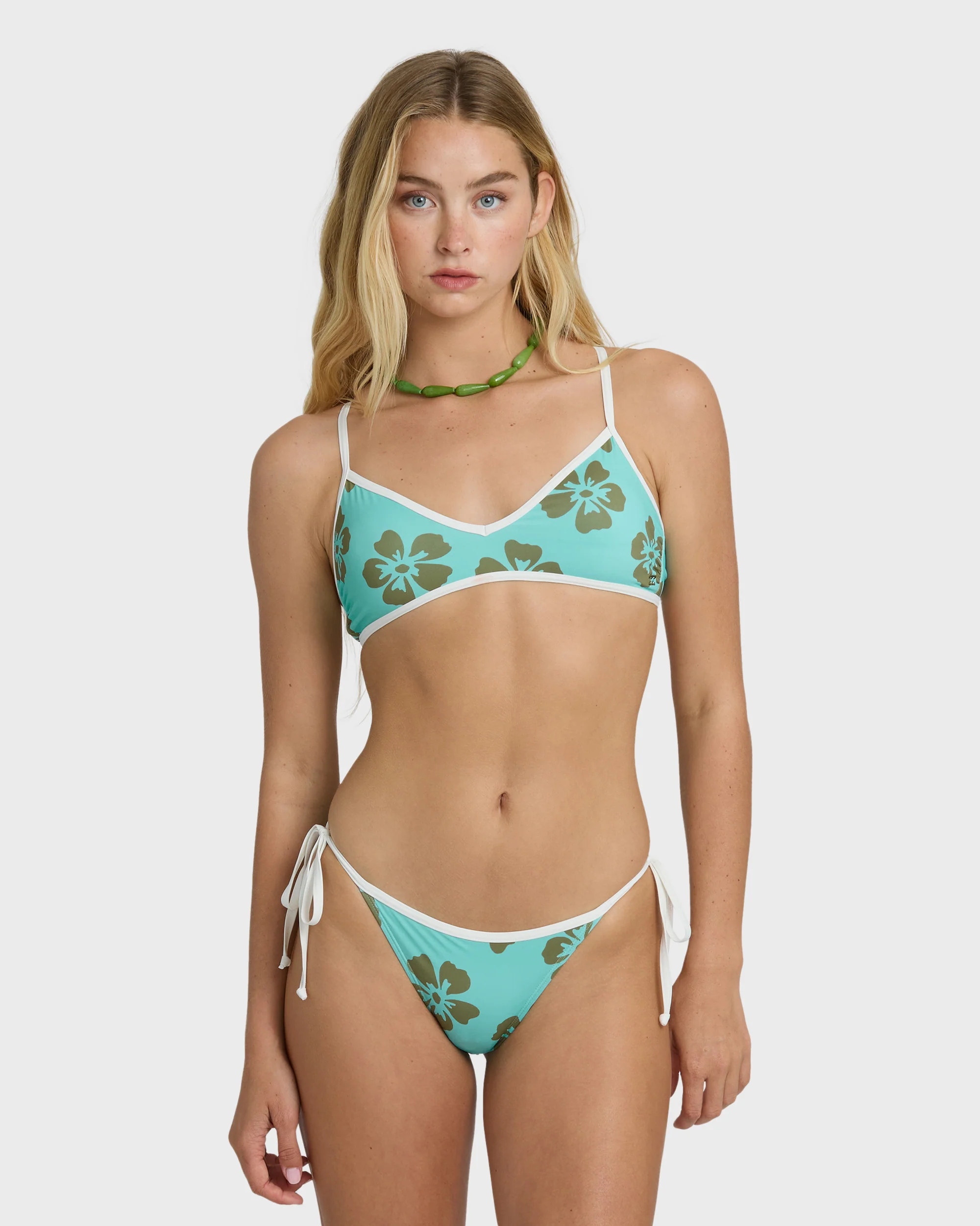 Last Summer Tie-side Tropic Medium Bikini Bottom - Ocean Spray - Image 2
