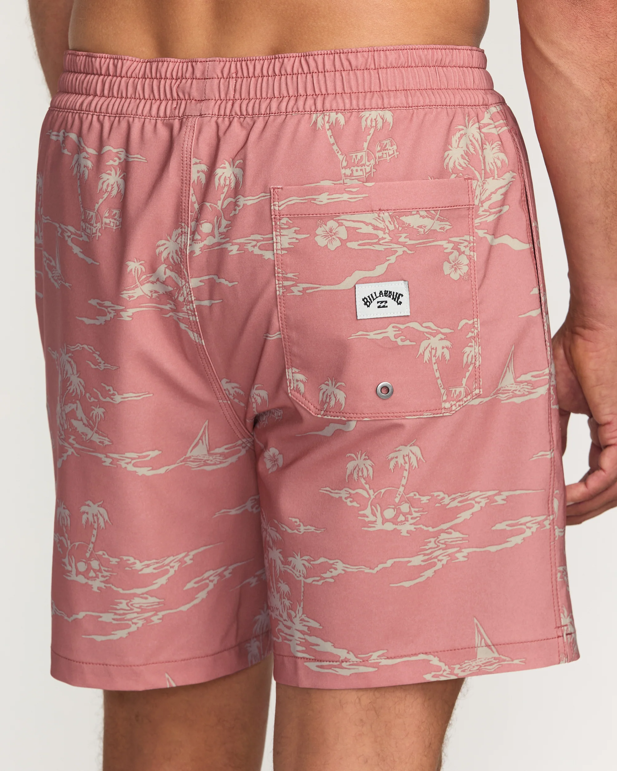 Lineup Laybacks 16" Trunks - Dusty Rose - Image 9