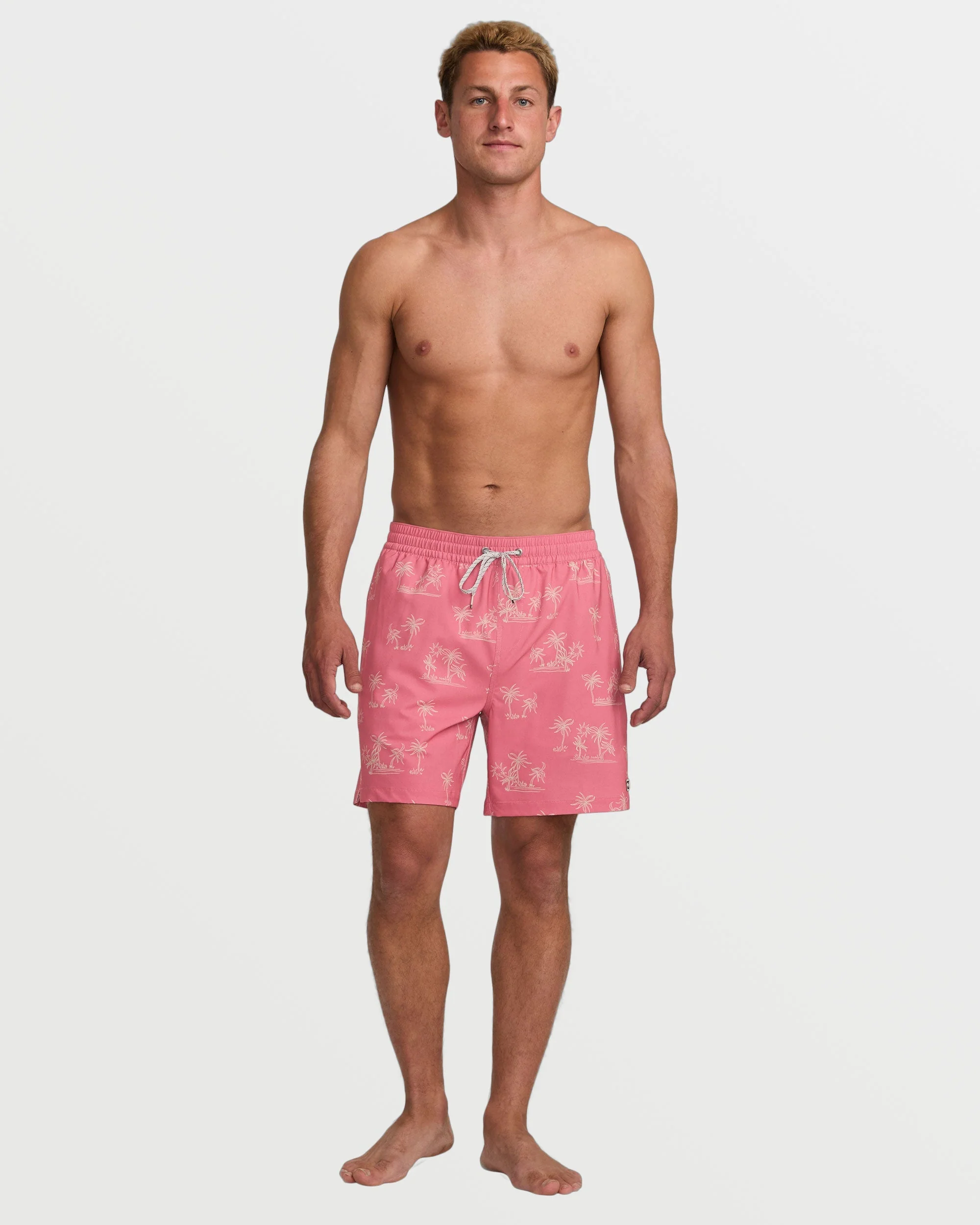 Lineup Laybacks 16" Trunks - Dusty Pink - Image 6