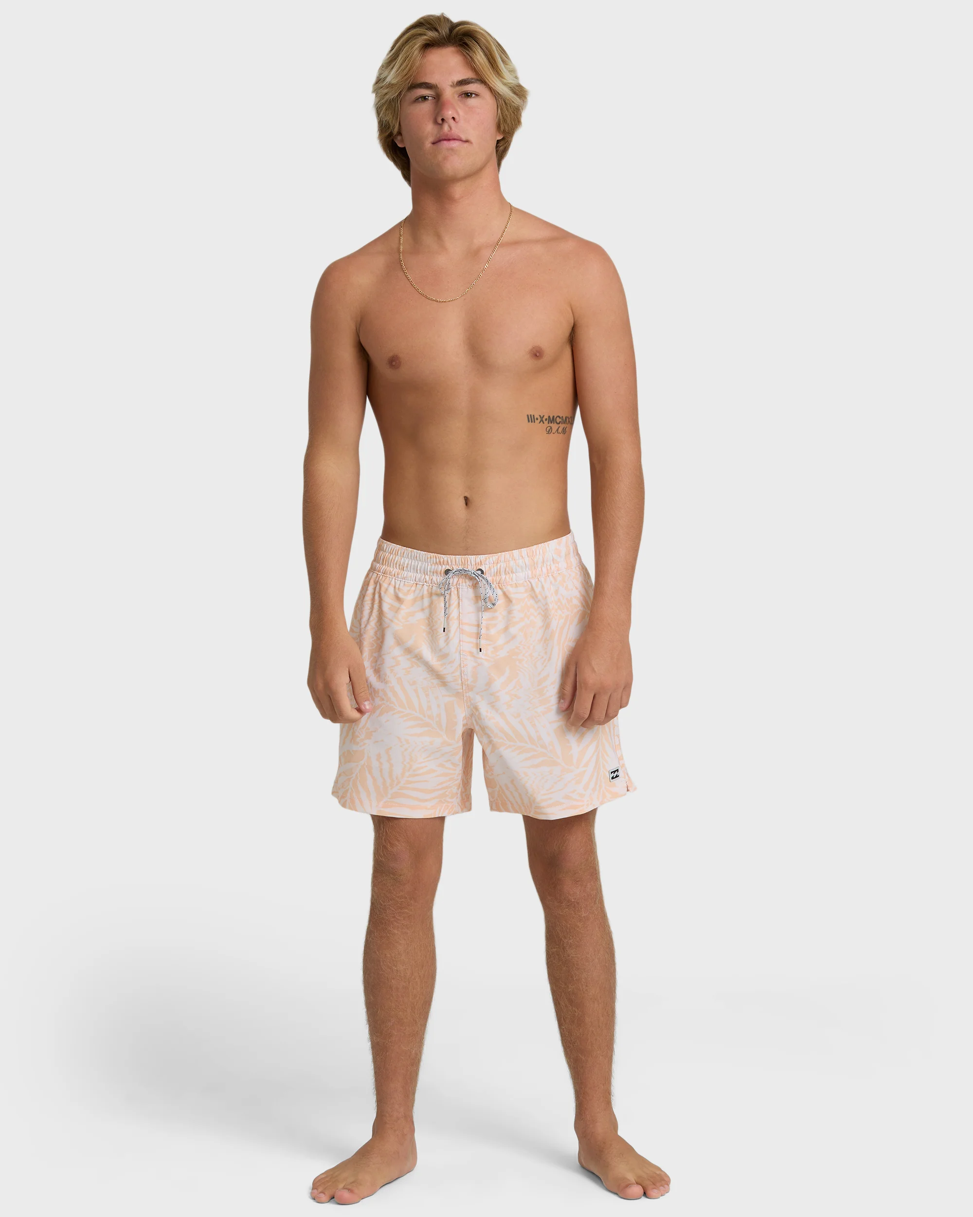 Lineup Layback 16" Trunks - Peach - Image 4