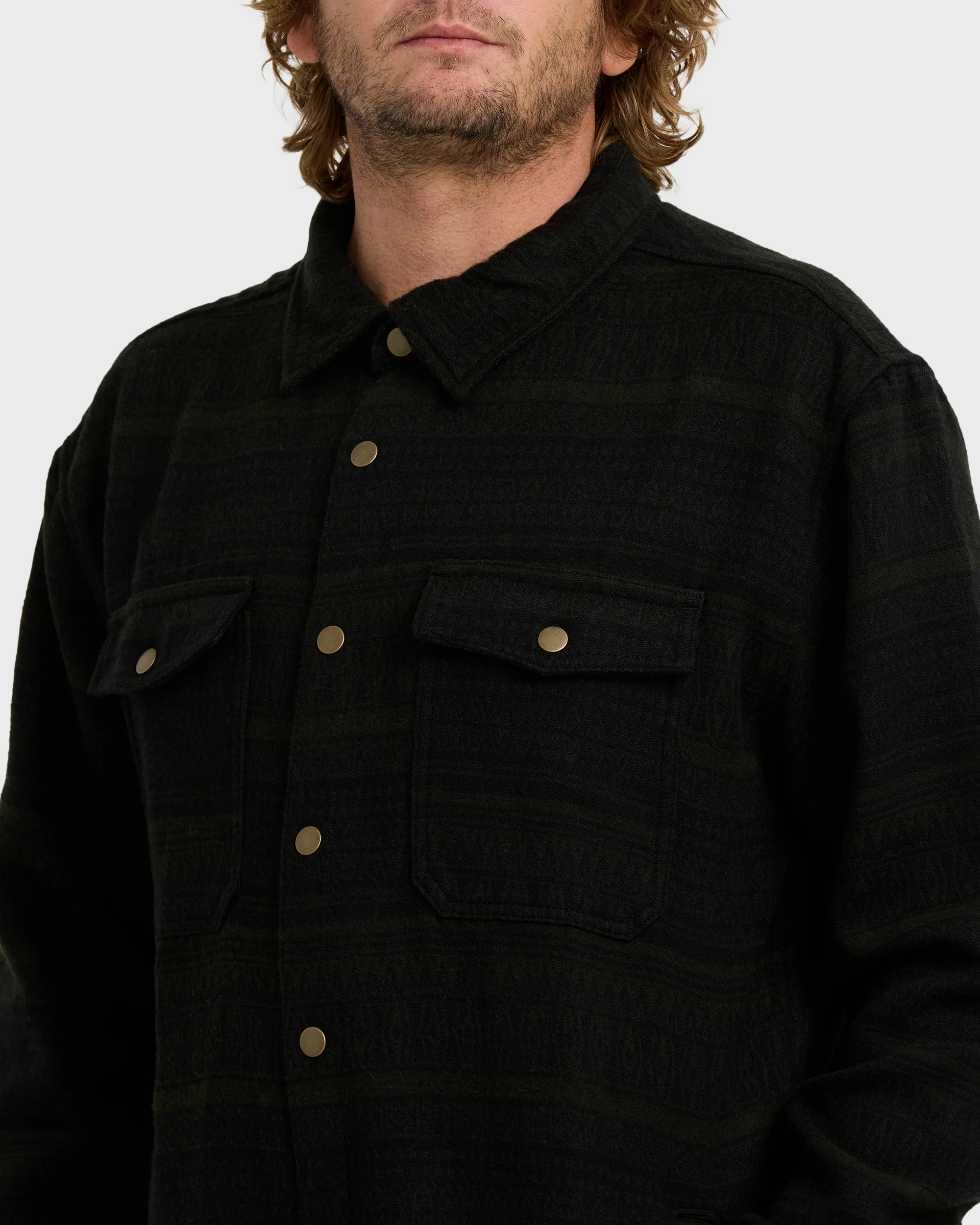 Lodge Long Sleeve Shirt - Dark Military - Image 2