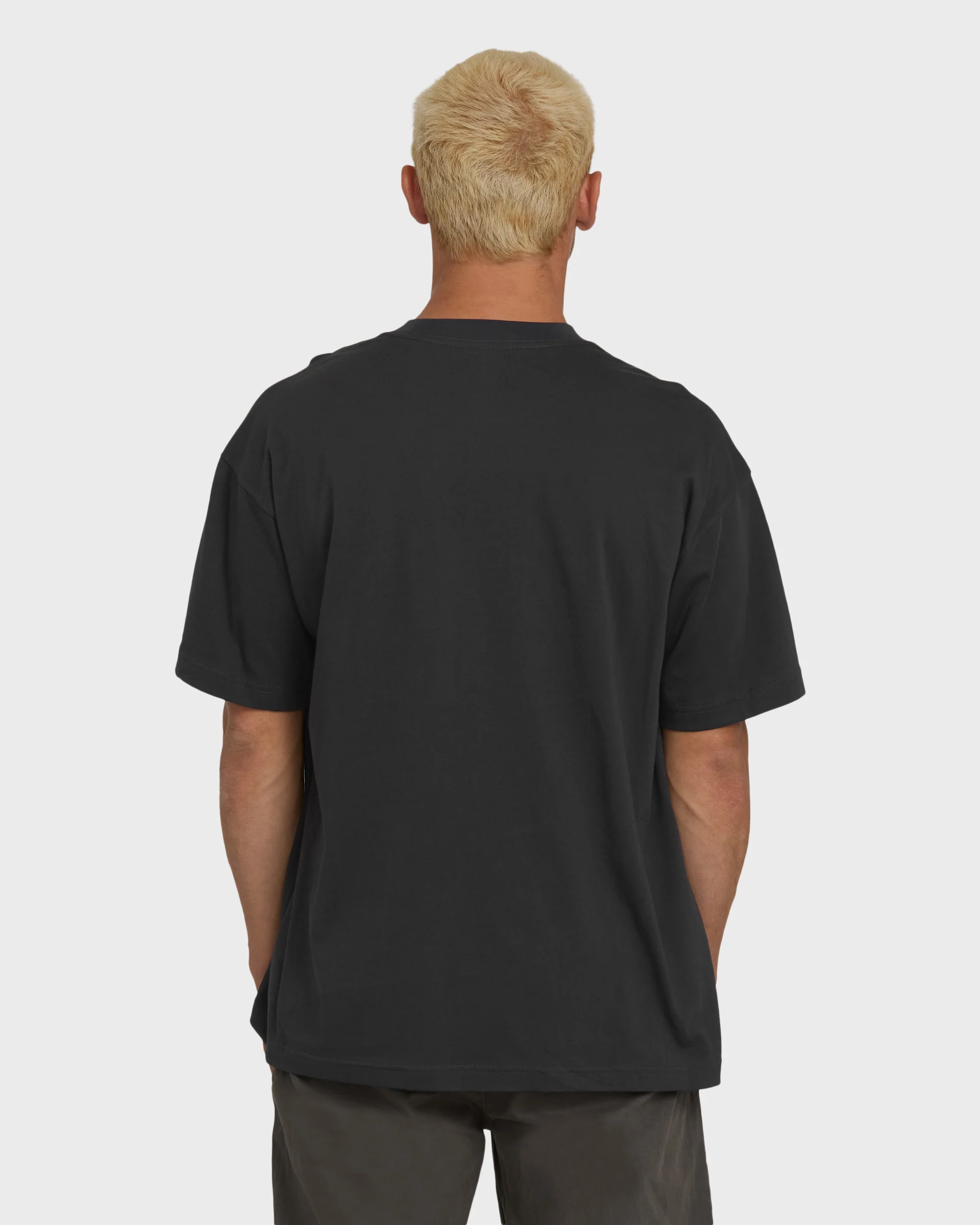 Marrow OG Short Sleeve Knit T-Shirt - Washed Black - Image 2