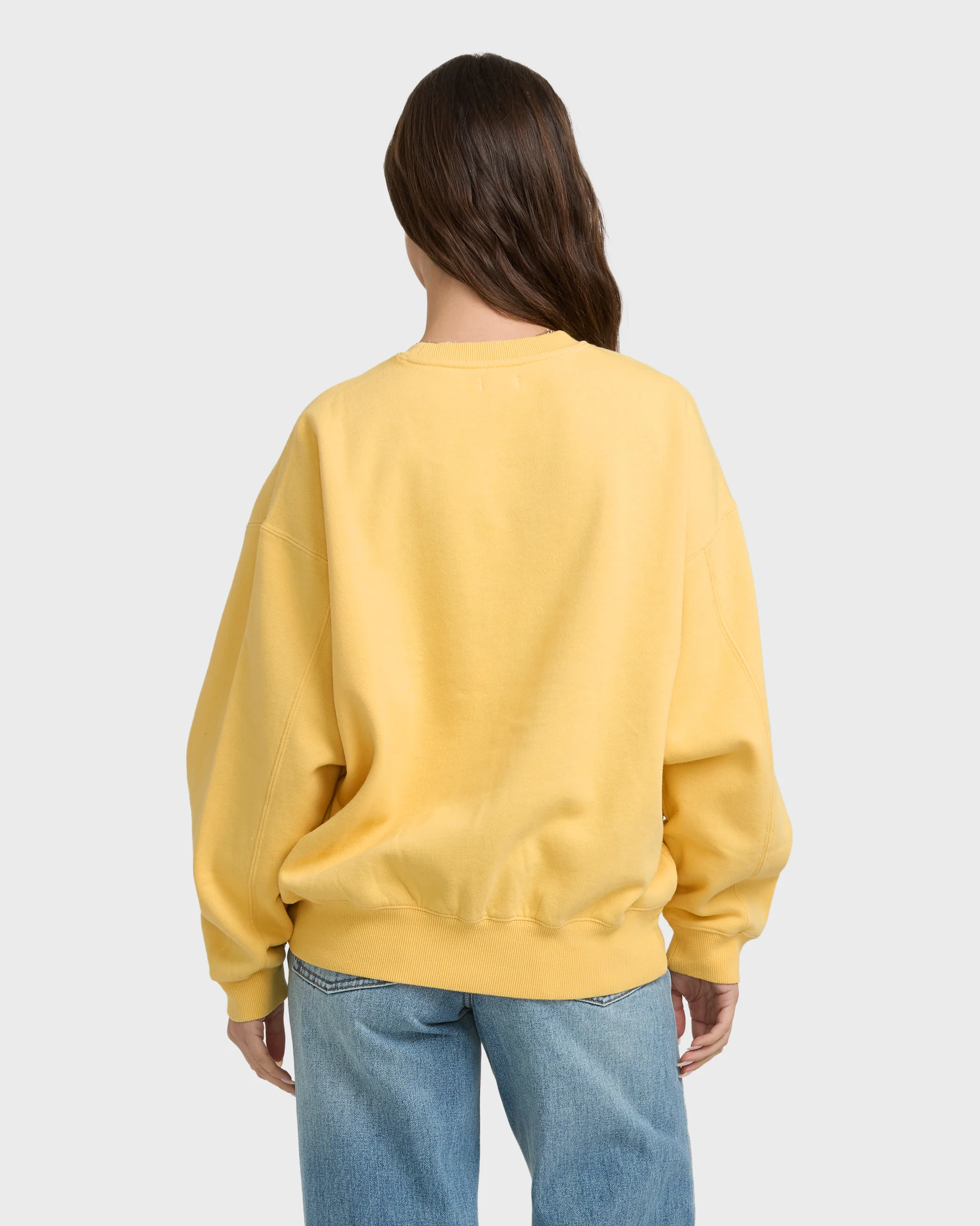 Mono Aloha Kendal Crewneck Sweatshirt - Pale Yellow - Image 7