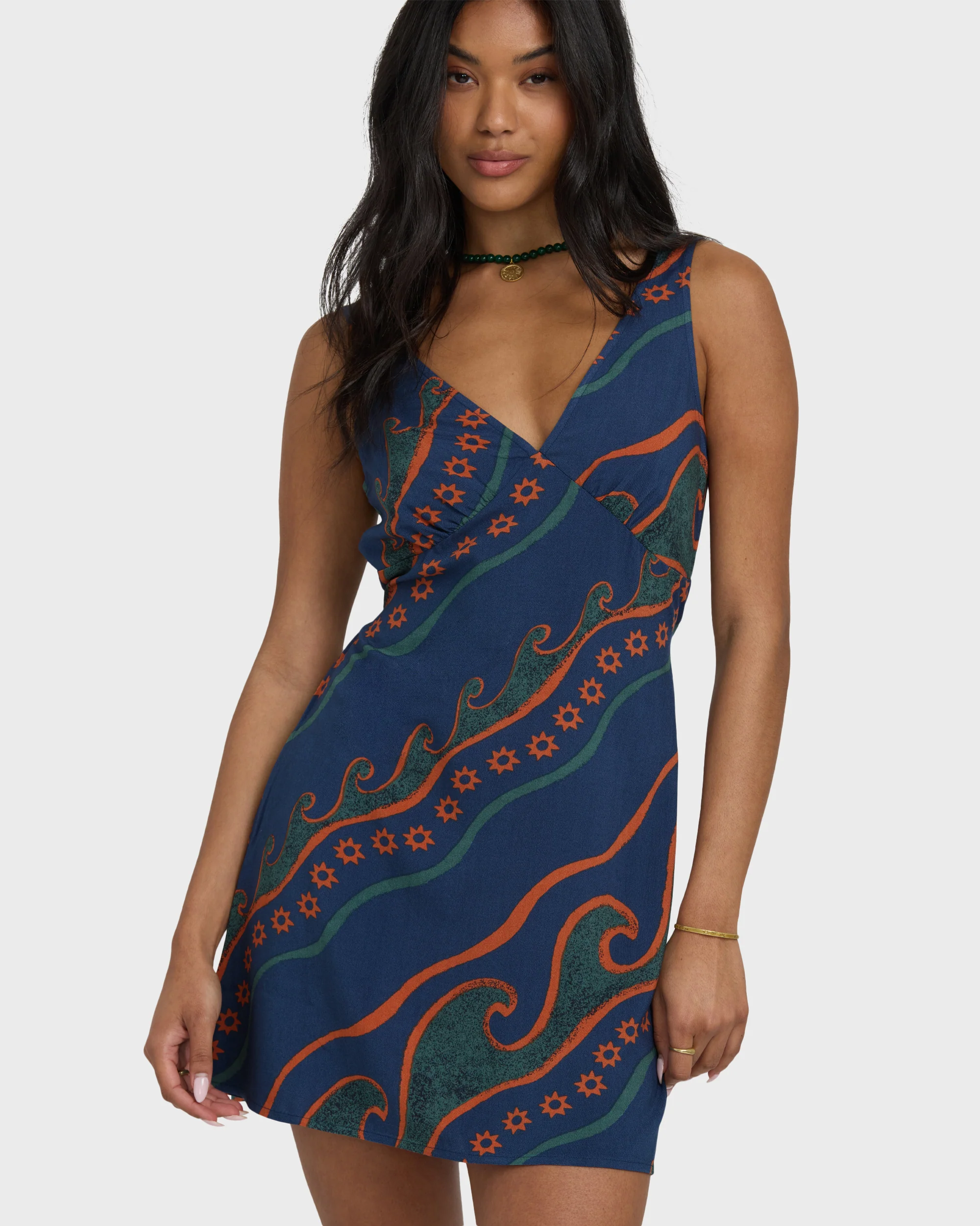 Morning Swell Mini Dress - Celestial Blue - Image 5