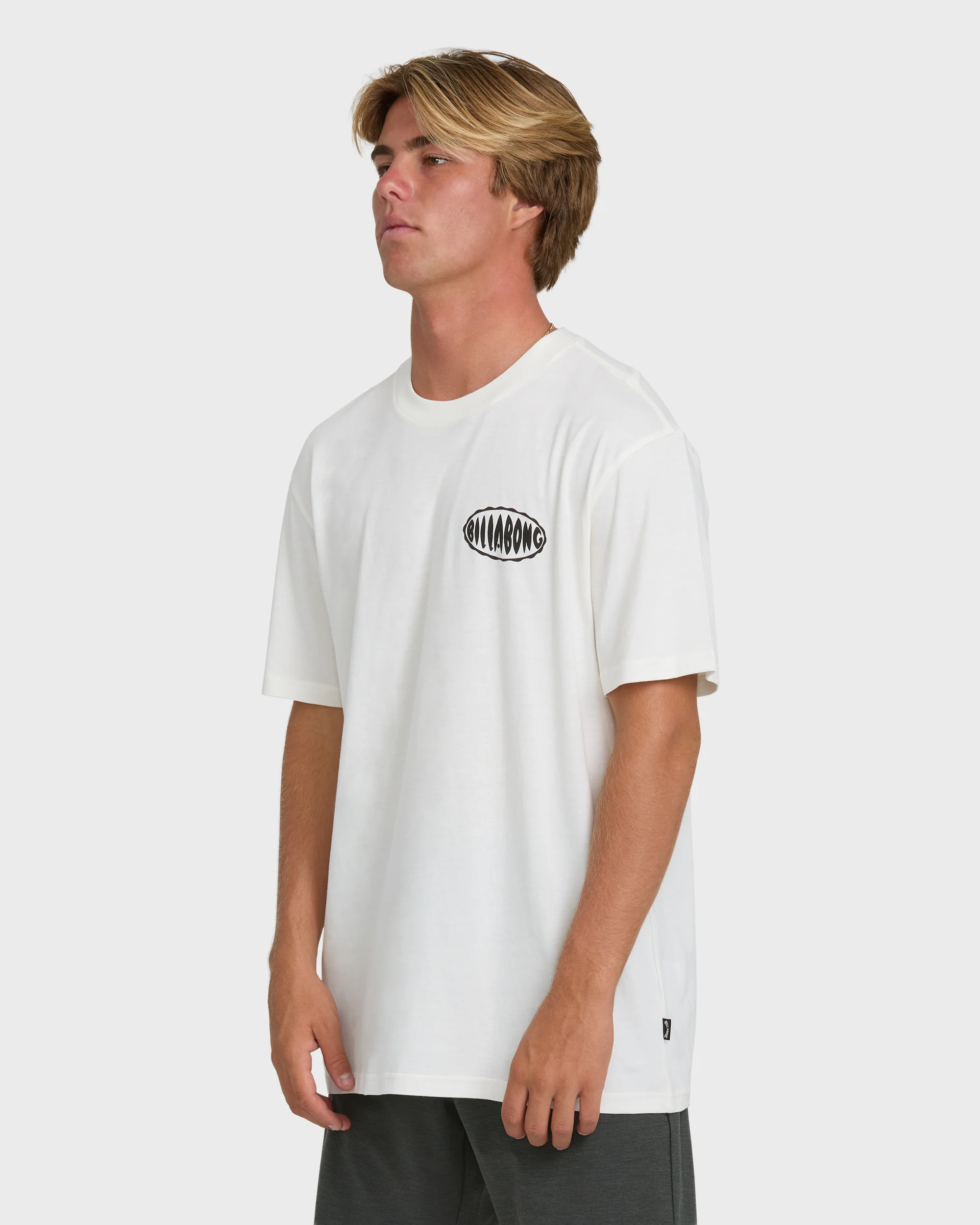 Nanda Ormond Burleigh Heads Premium Short Sleeve Cotton T-Shirt - Off White - Image 3