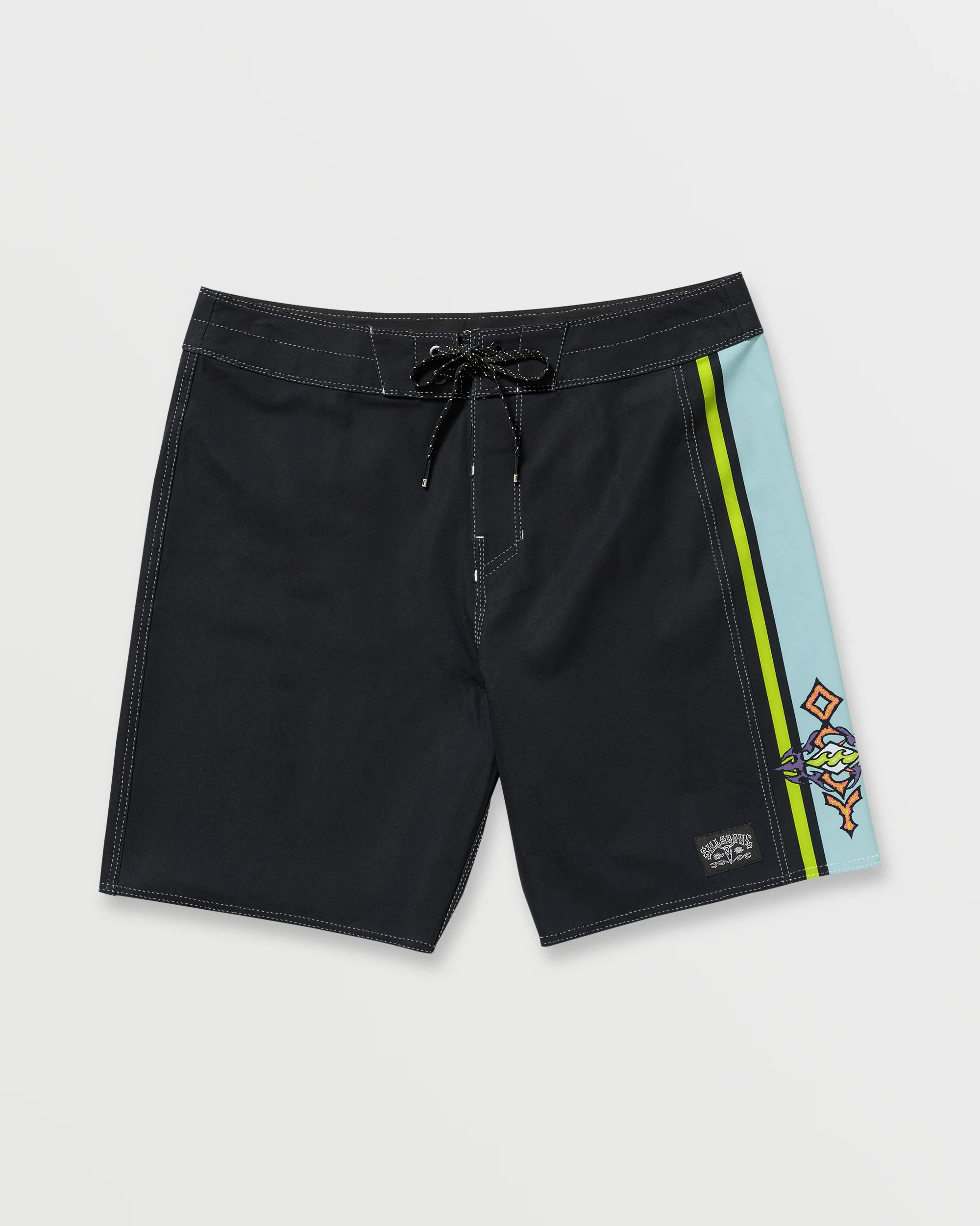 Occy Pro 19" Boardshorts - Washed Black - Image 4